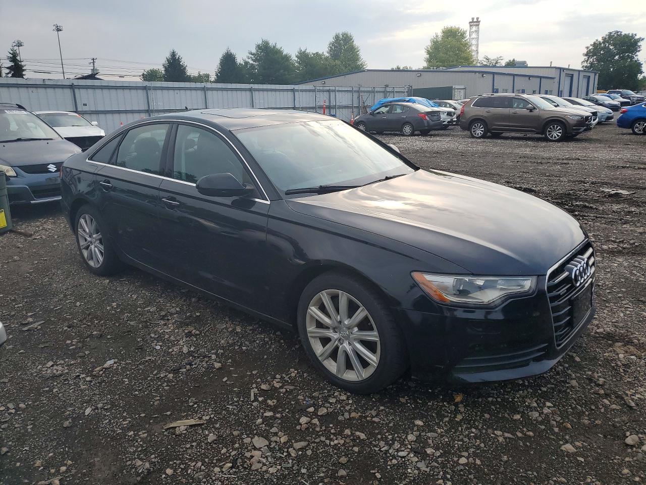 2014 Audi A6 Premium Plus Black vin: WAUGFBFCXEN095216