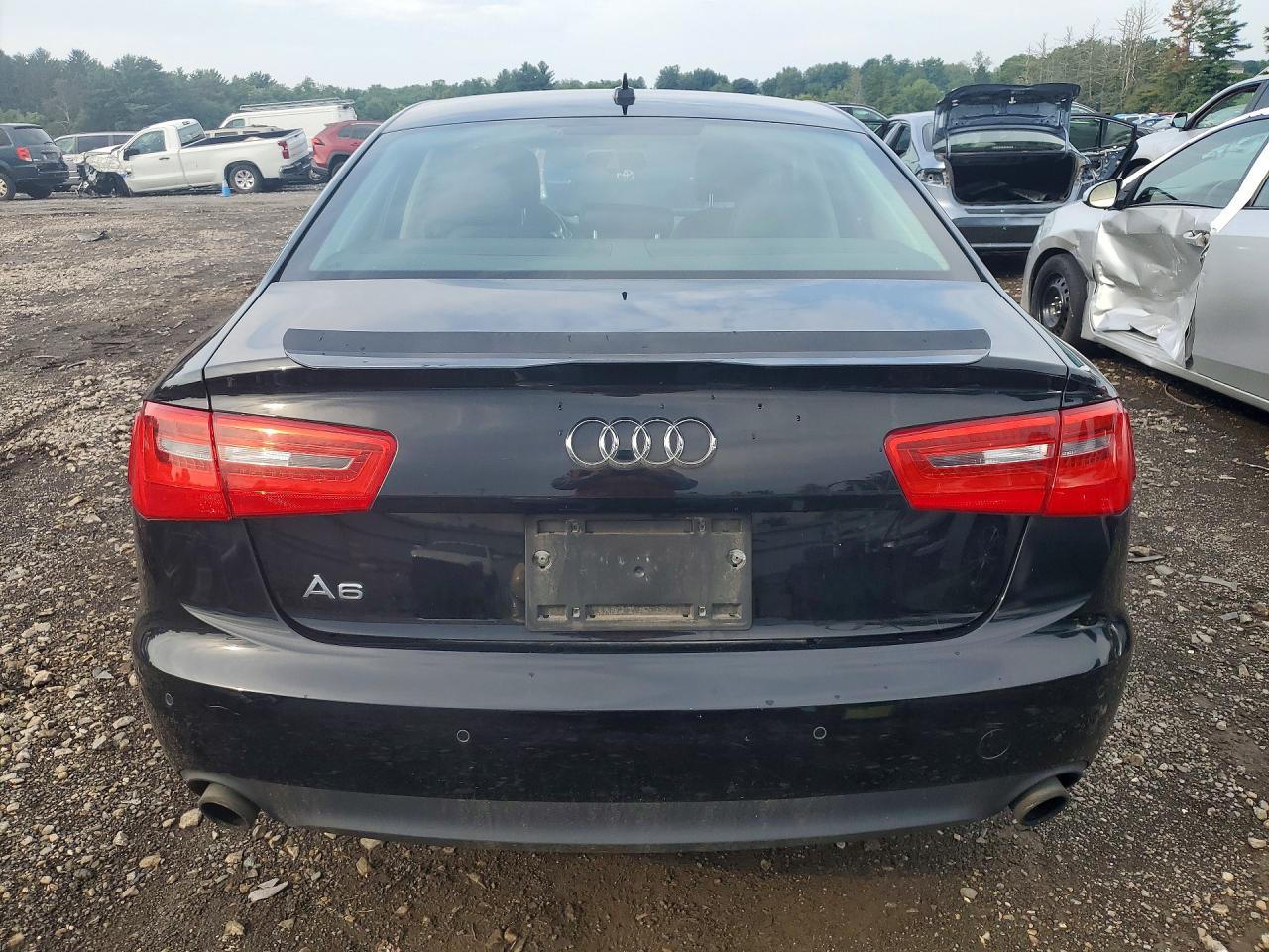 2014 Audi A6 Premium Plus Black vin: WAUGFBFCXEN095216