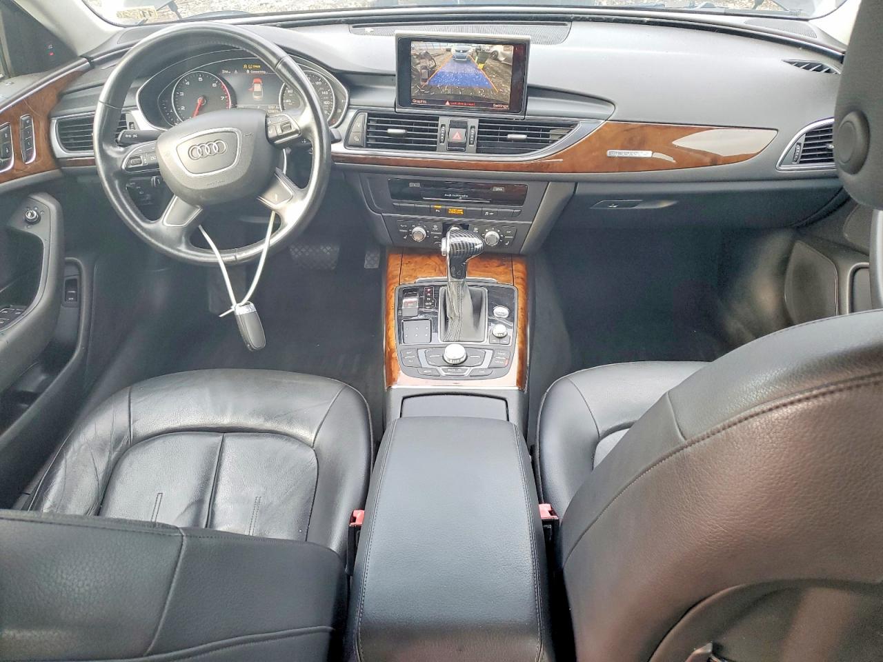 2014 Audi A6 Premium Plus Black vin: WAUGFBFCXEN095216