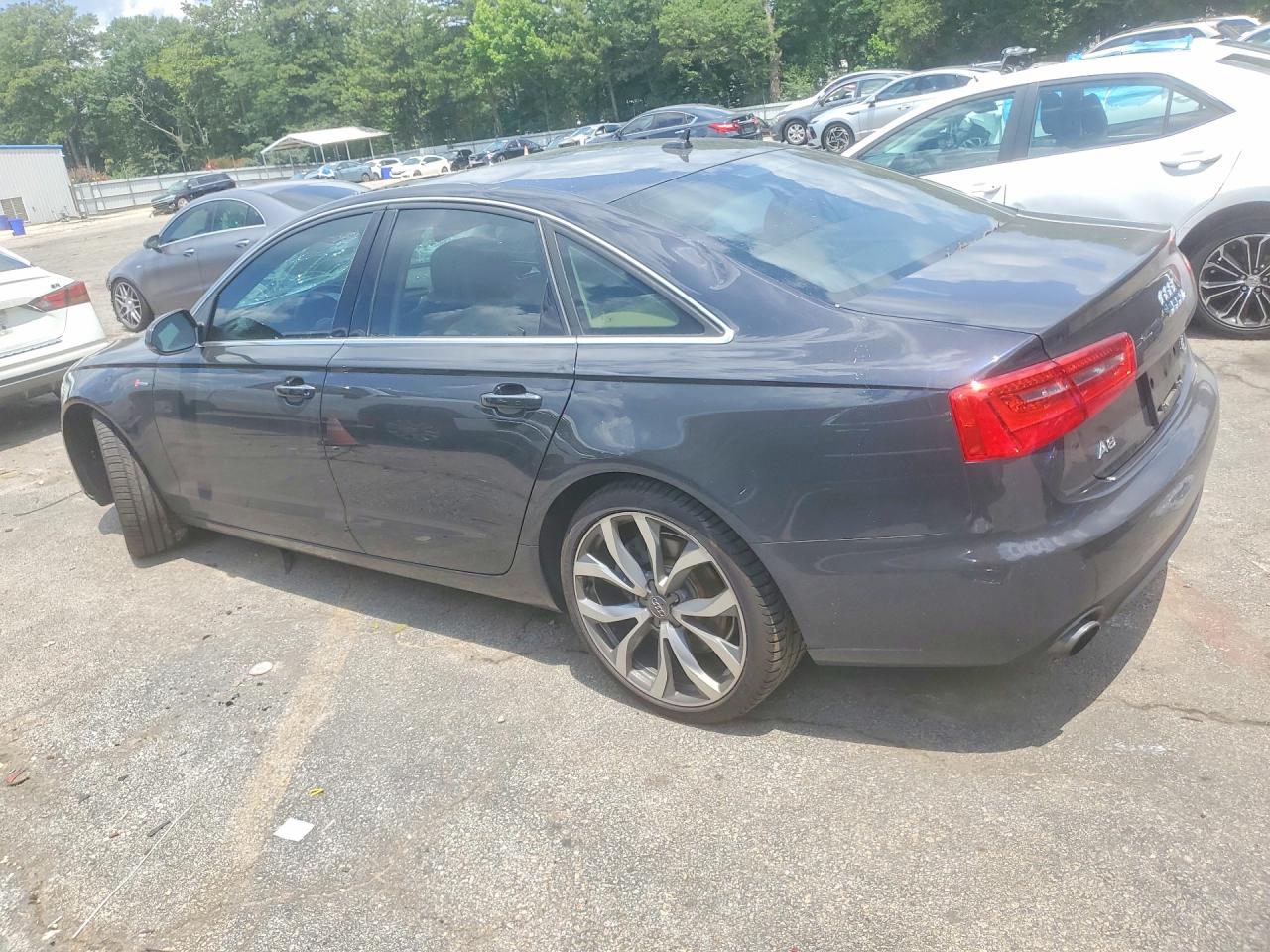 2013 Audi A6 Premium Plus Charcoal vin: WAUGGAFC0DN055555