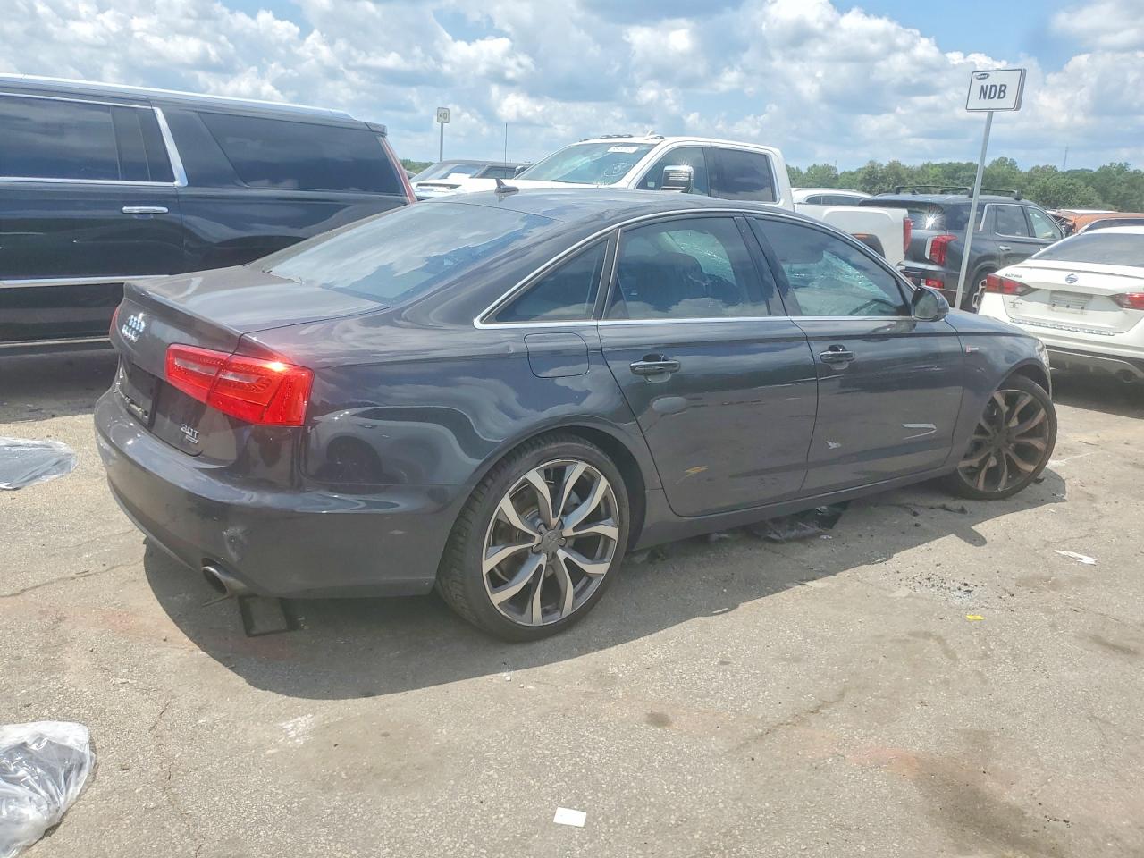2013 Audi A6 Premium Plus Charcoal vin: WAUGGAFC0DN055555