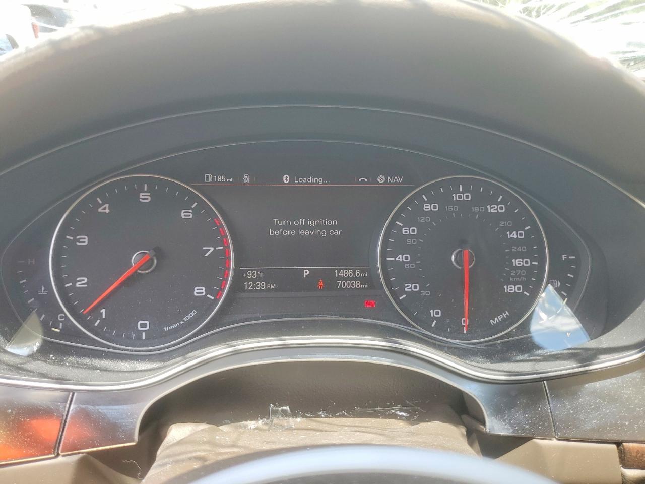 2013 Audi A6 Premium Plus Charcoal vin: WAUGGAFC0DN055555