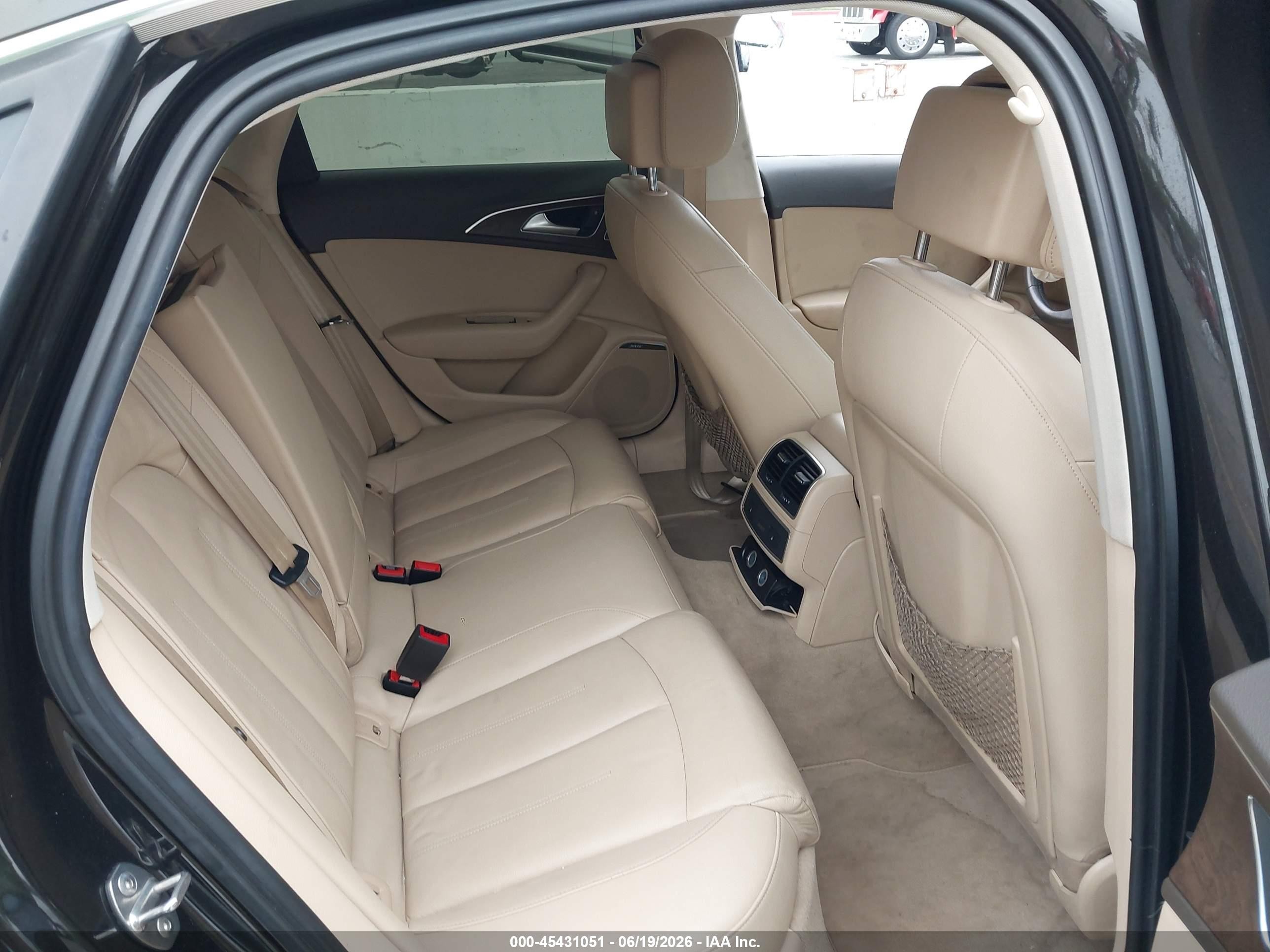 2013 Audi A6 3.0t Premium Black vin: WAUGGAFC0DN130366