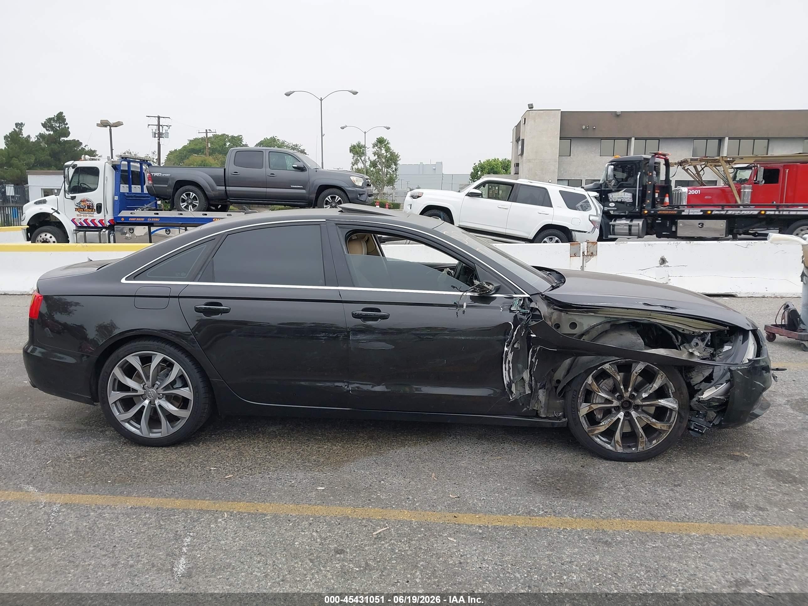 2013 Audi A6 3.0t Premium Black vin: WAUGGAFC0DN130366