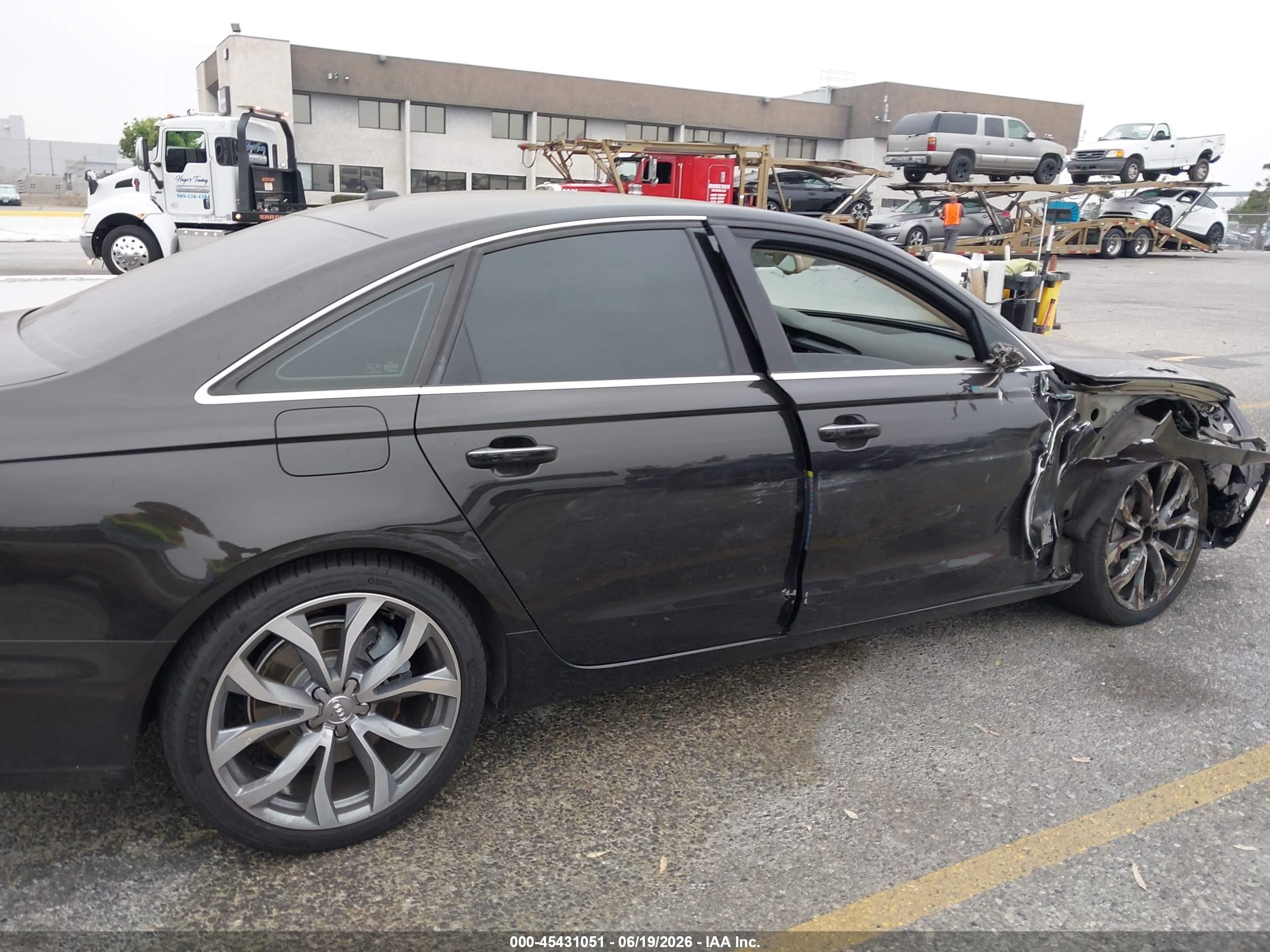 2013 Audi A6 3.0t Premium Black vin: WAUGGAFC0DN130366