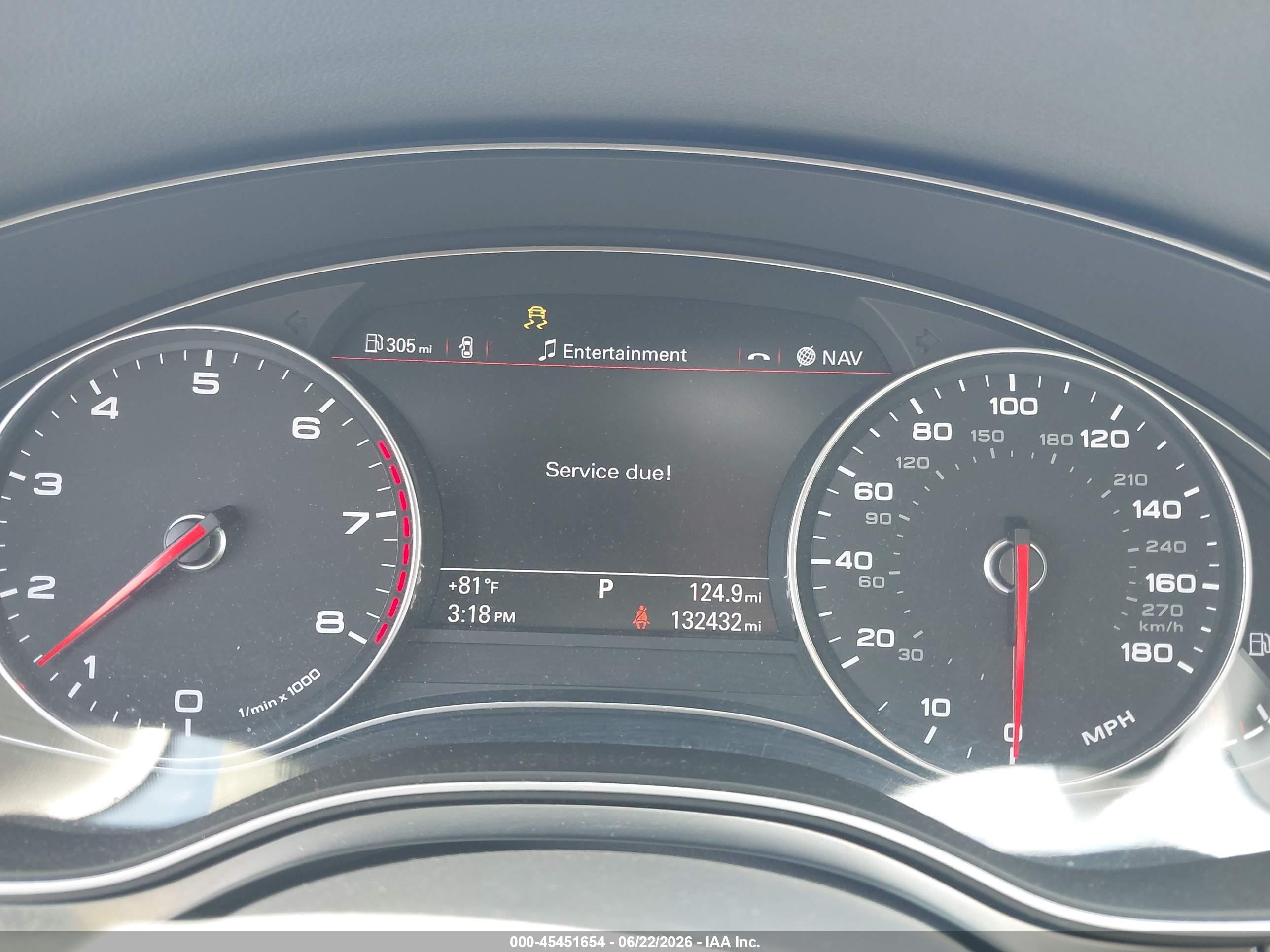 2012 Audi A6 3.0t Premium Plus Black vin: WAUGGAFC1CN067910