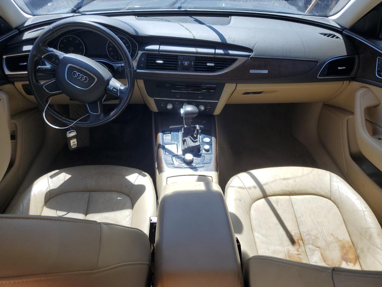 2012 Audi A6 Premium Plus Teal vin: WAUGGAFC1CN069270