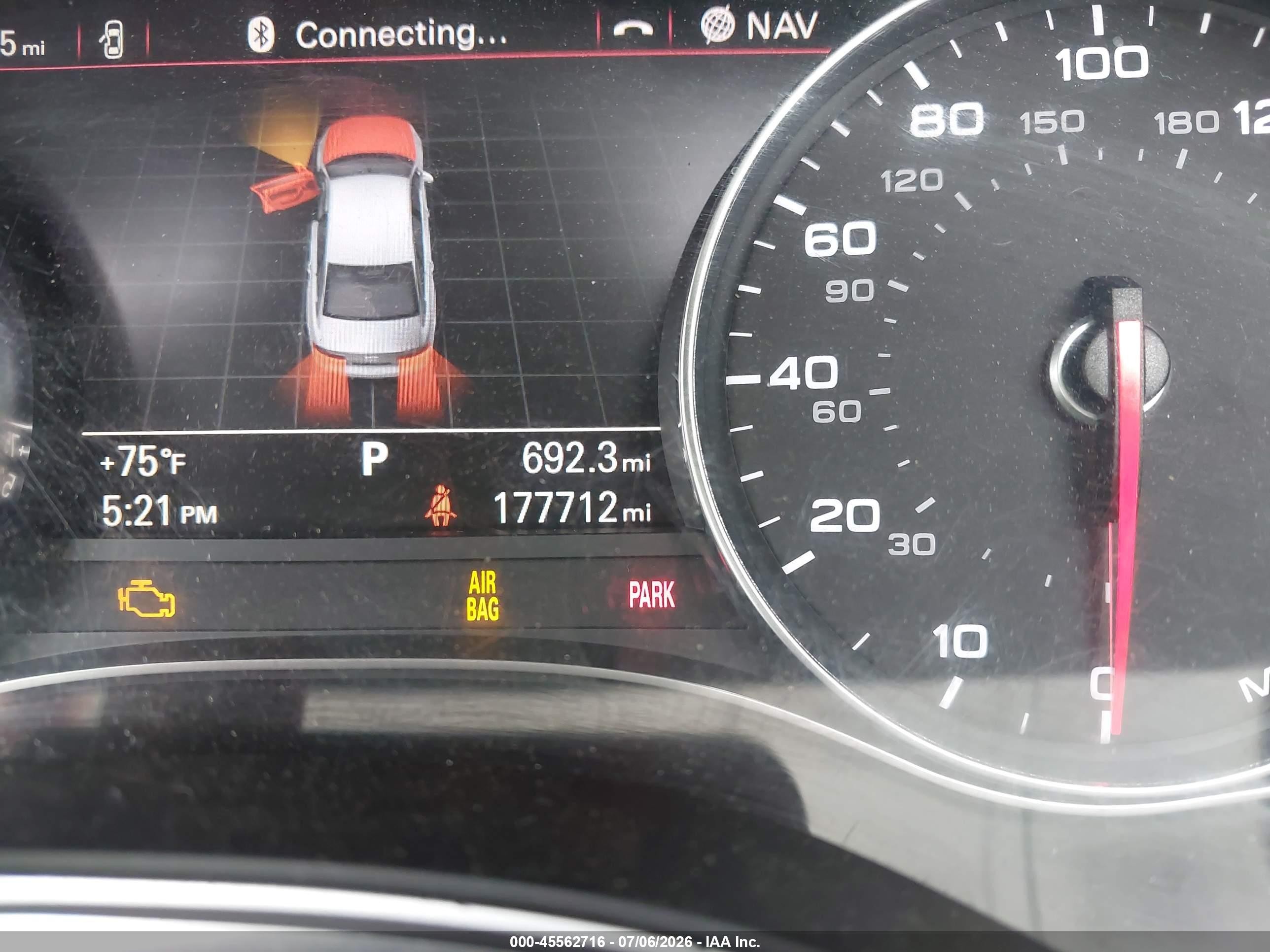 2012 Audi A6 3.0t Premium Plus Black vin: WAUGGAFC1CN091088