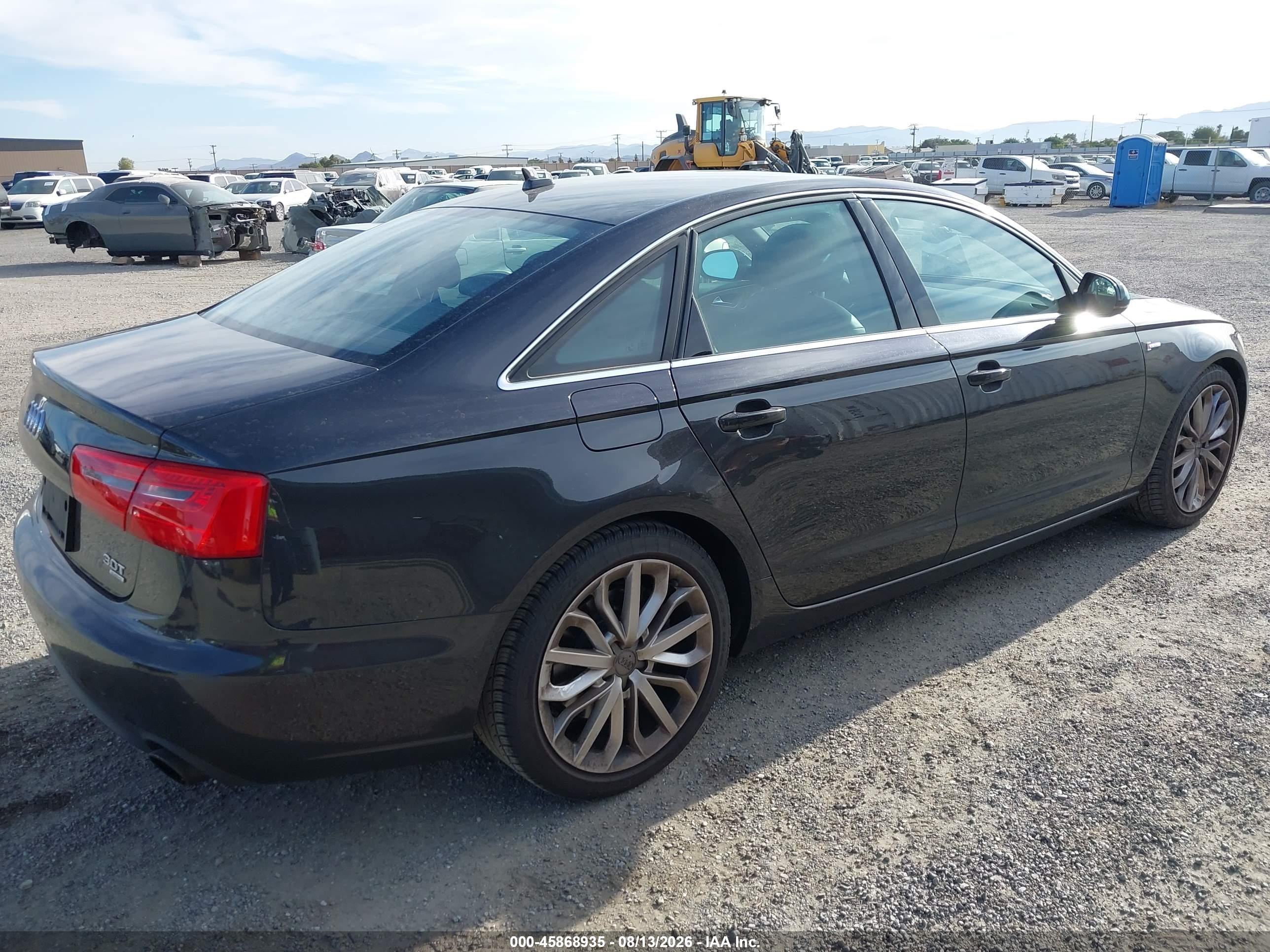 2012 Audi A6 3.0t Premium Plus Gray vin: WAUGGAFC1CN119195