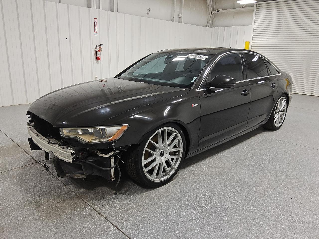 2013 Audi A6 Premium Plus Charcoal vin: WAUGGAFC1DN073322 Damage: Left Mirror, Broken, Replacement Required