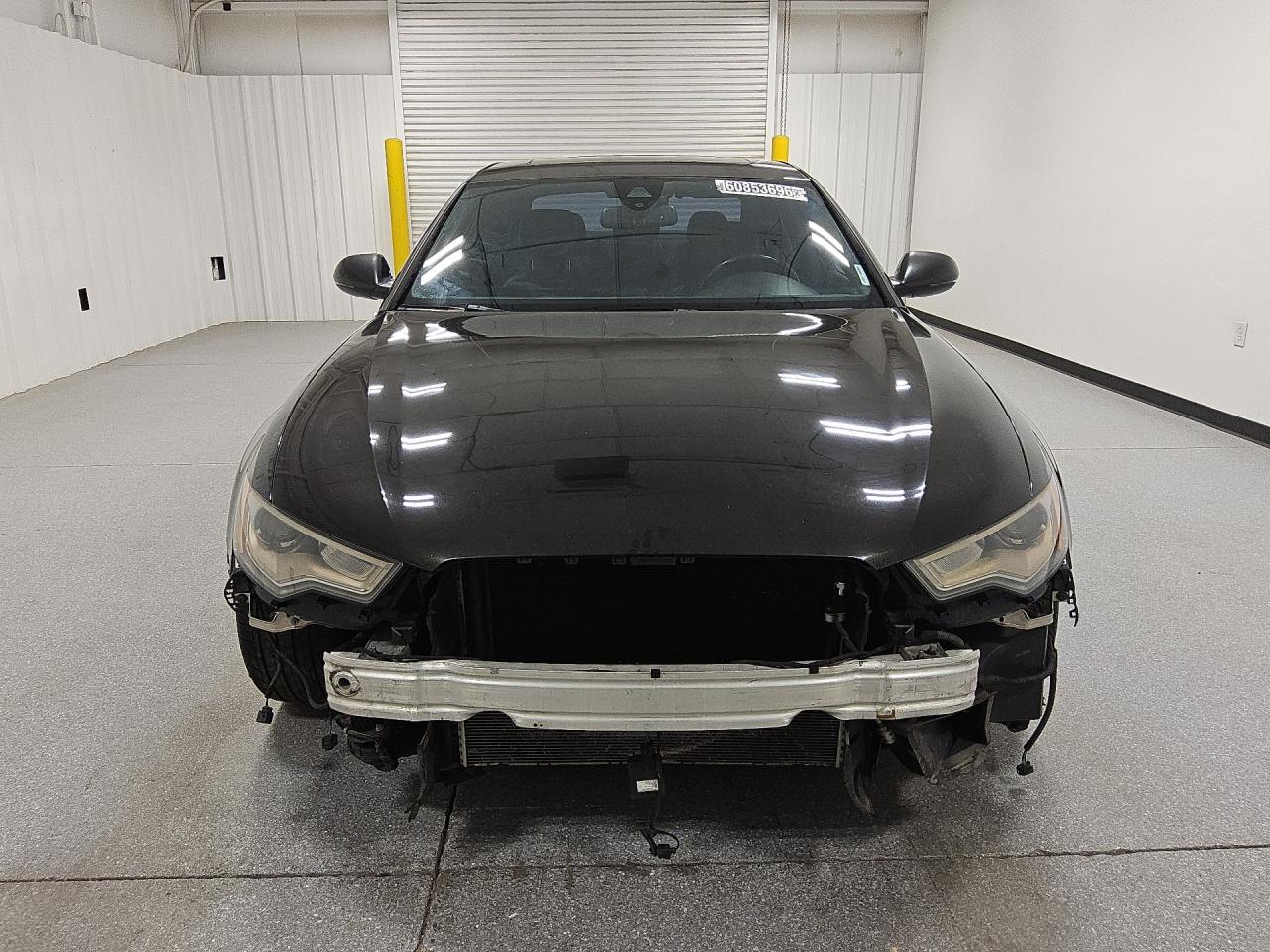 2013 Audi A6 Premium Plus Charcoal vin: WAUGGAFC1DN073322 Damage: Front Bumper Reinforcement, Bent, 1 To 2 Inches