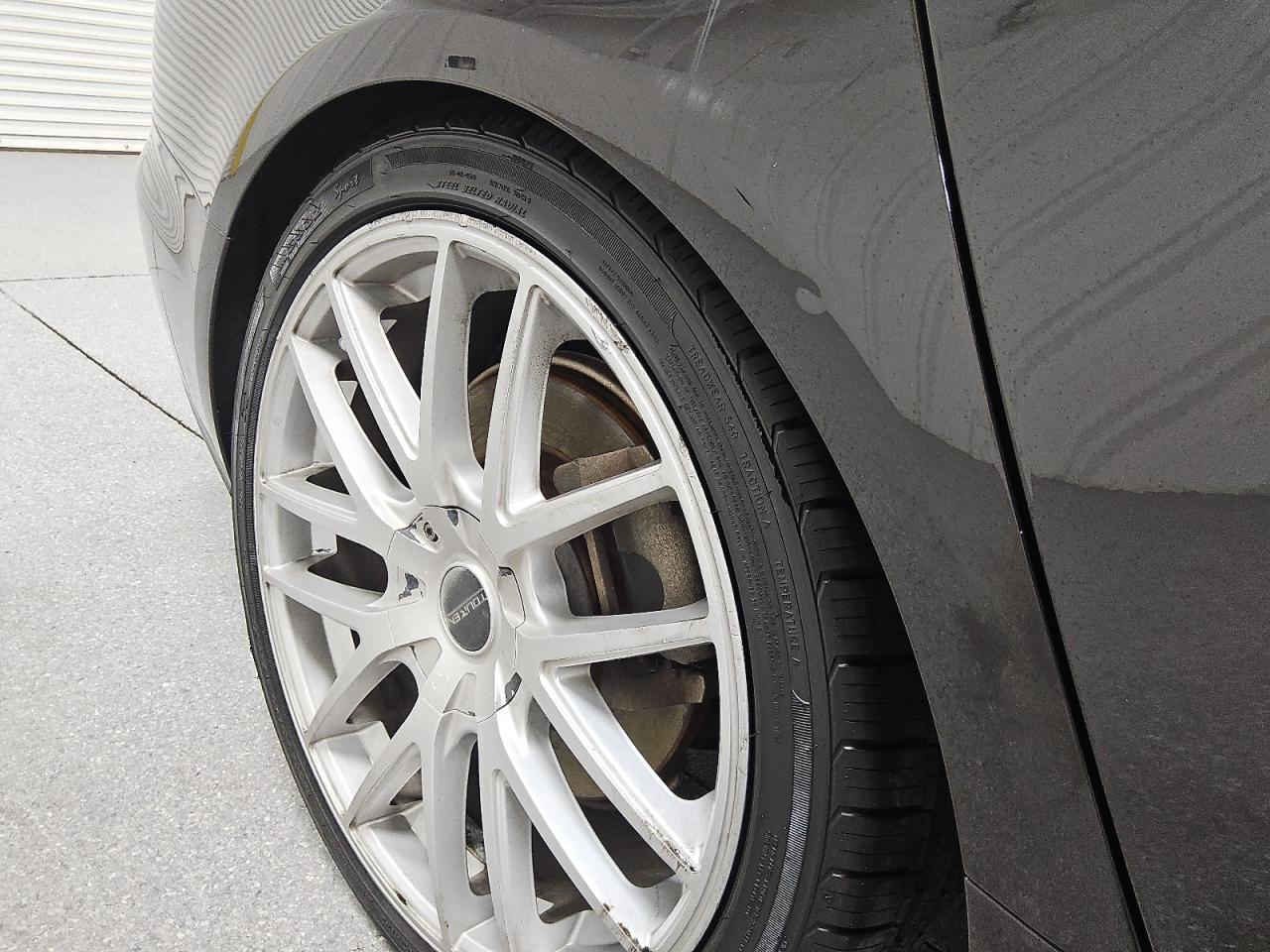 2013 Audi A6 Premium Plus Charcoal vin: WAUGGAFC1DN073322 Damage: Right Qtr Panel, Dent(S) W/ Paint Dmg, 4 To 5 Inches