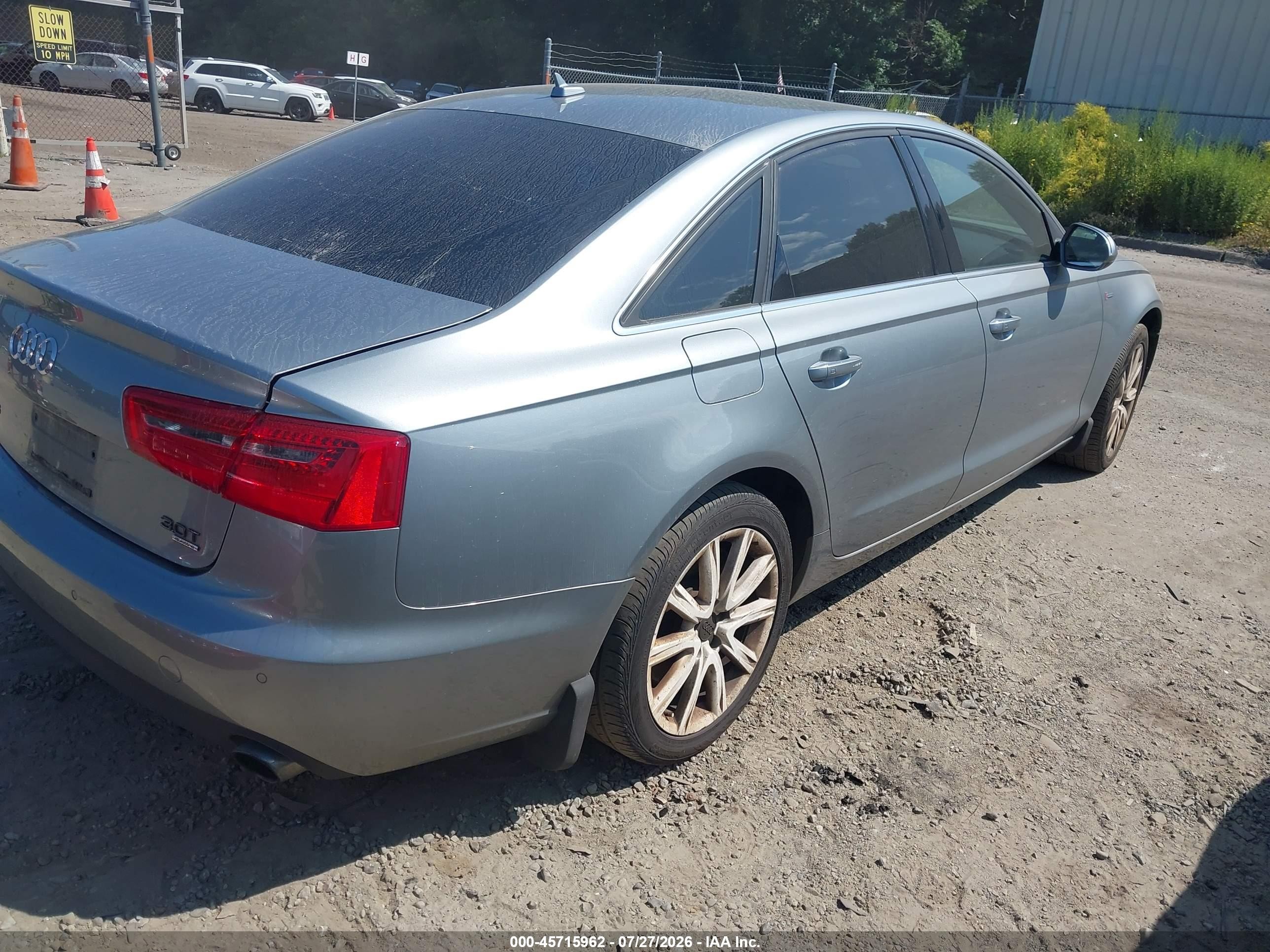 2013 Audi A6 3.0t Premium Silver vin: WAUGGAFC1DN134992
