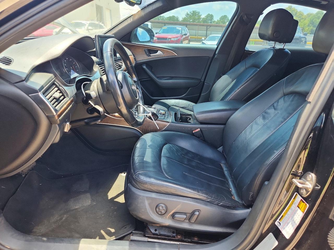 2012 Audi A6 Premium Plus Black vin: WAUGGAFC2CN087132