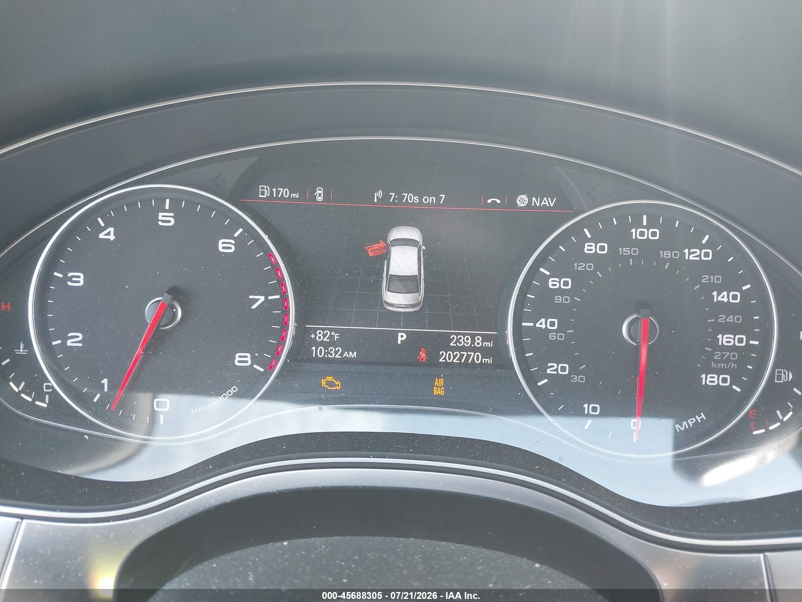 2012 Audi A6 3.0t Premium Plus Черный vin: WAUGGAFC2CN158474
