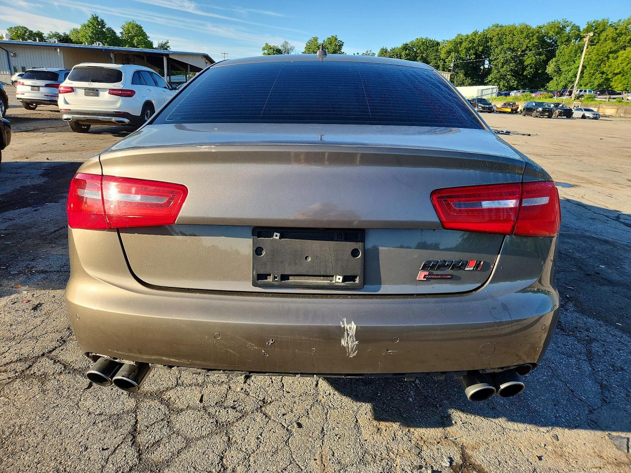 2012 Audi A6 Premium Plus Серый vin: WAUGGAFC3CN097359