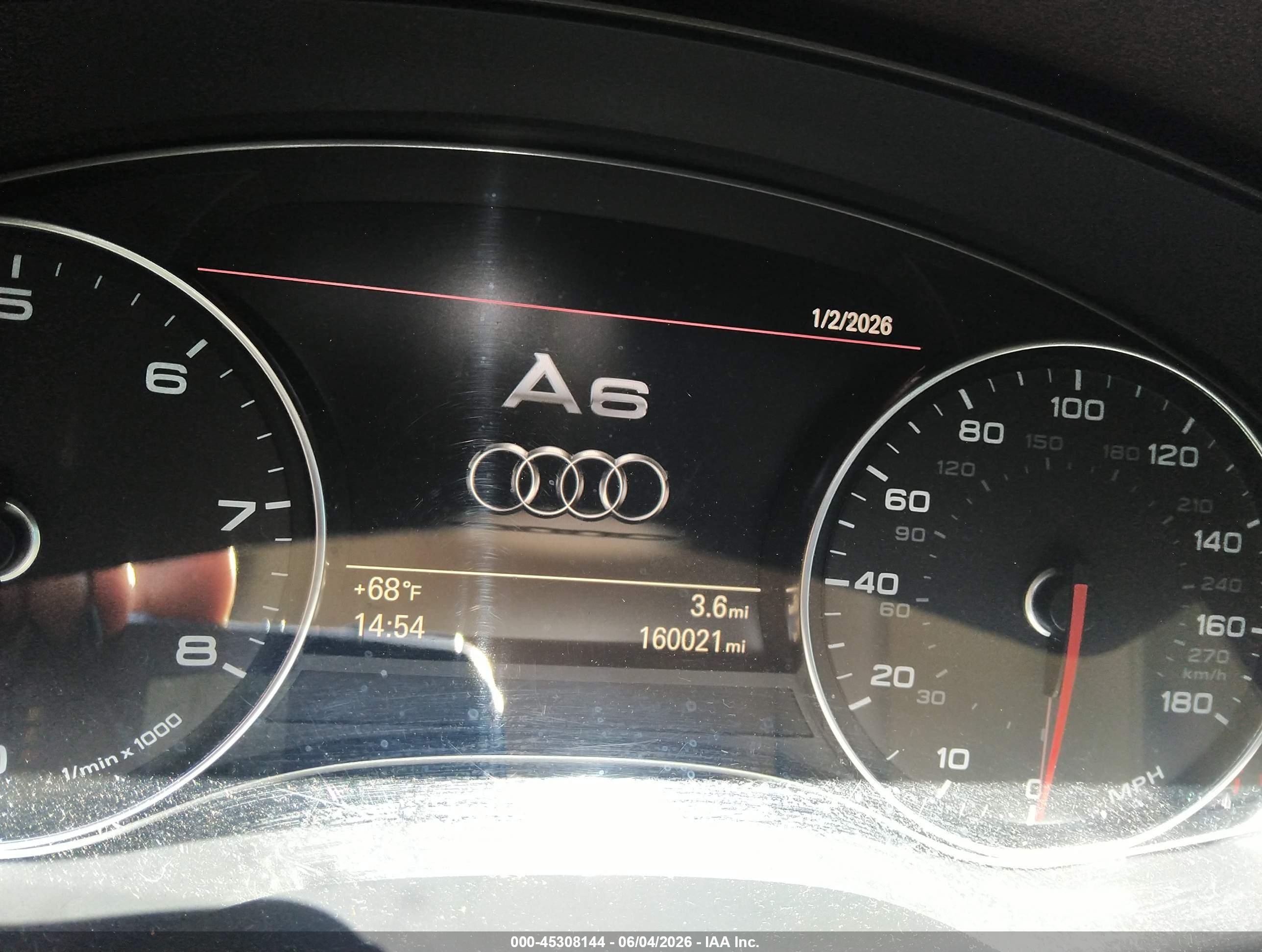 2012 Audi A6 3.0 Premium Черный vin: WAUGGAFC3CN126259