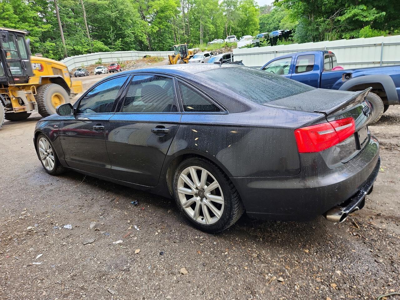 2013 Audi A6 Premium Plus Gray vin: WAUGGAFC3DN018144