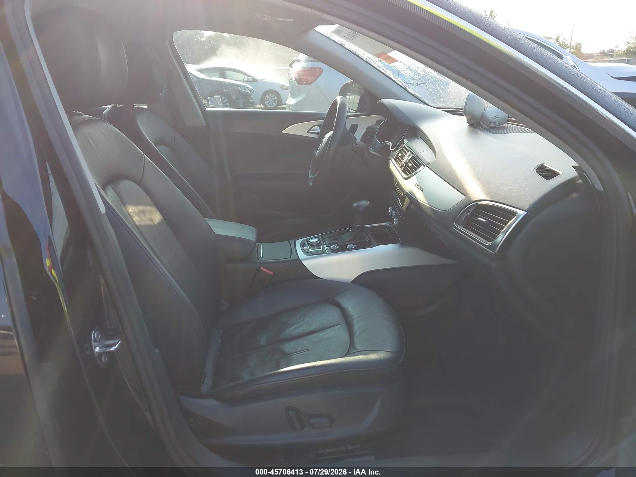 2012 Audi A6 3.0 Premium Черный vin: WAUGGAFC4CN036215