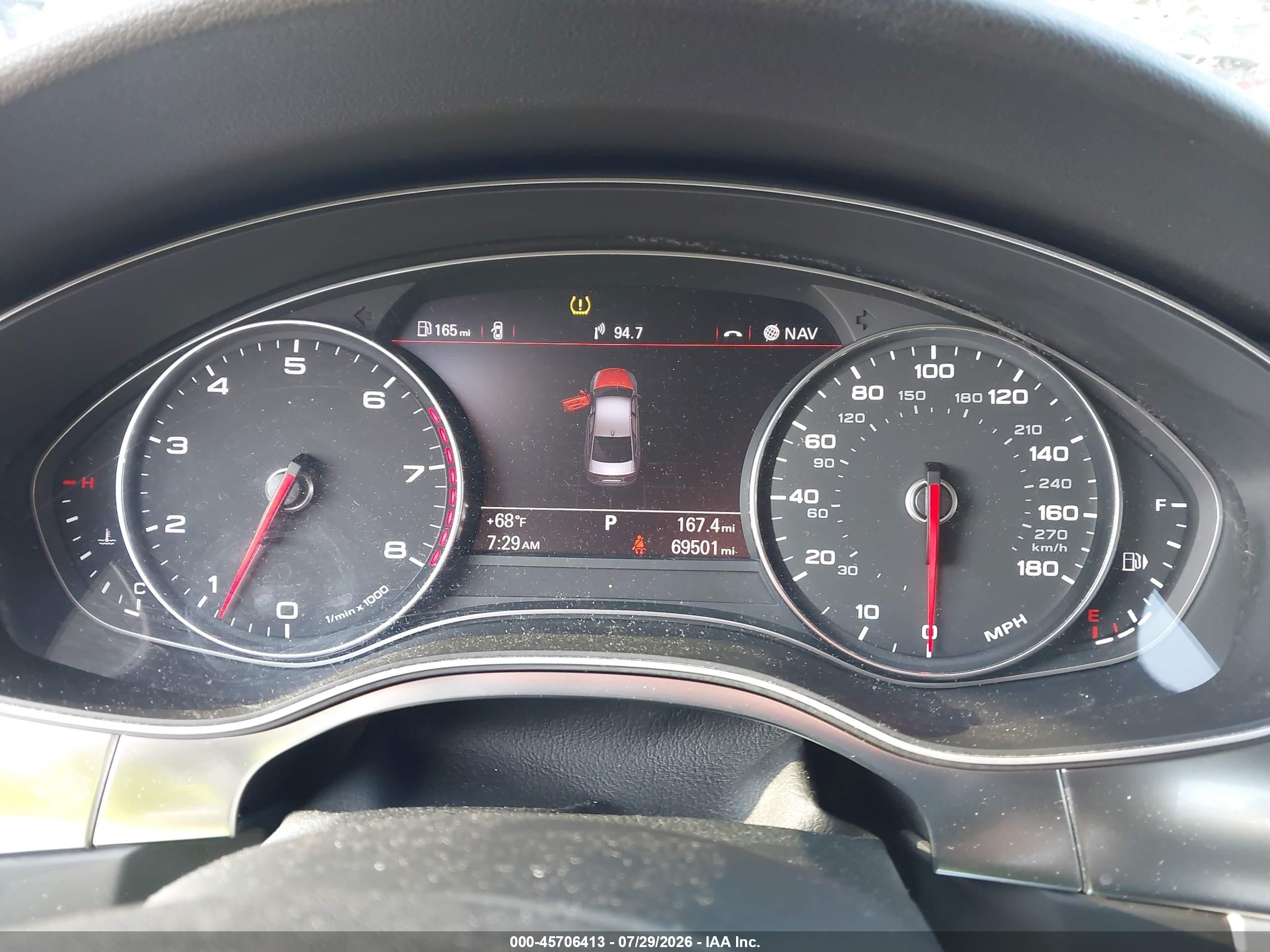 2012 Audi A6 3.0 Premium Черный vin: WAUGGAFC4CN036215