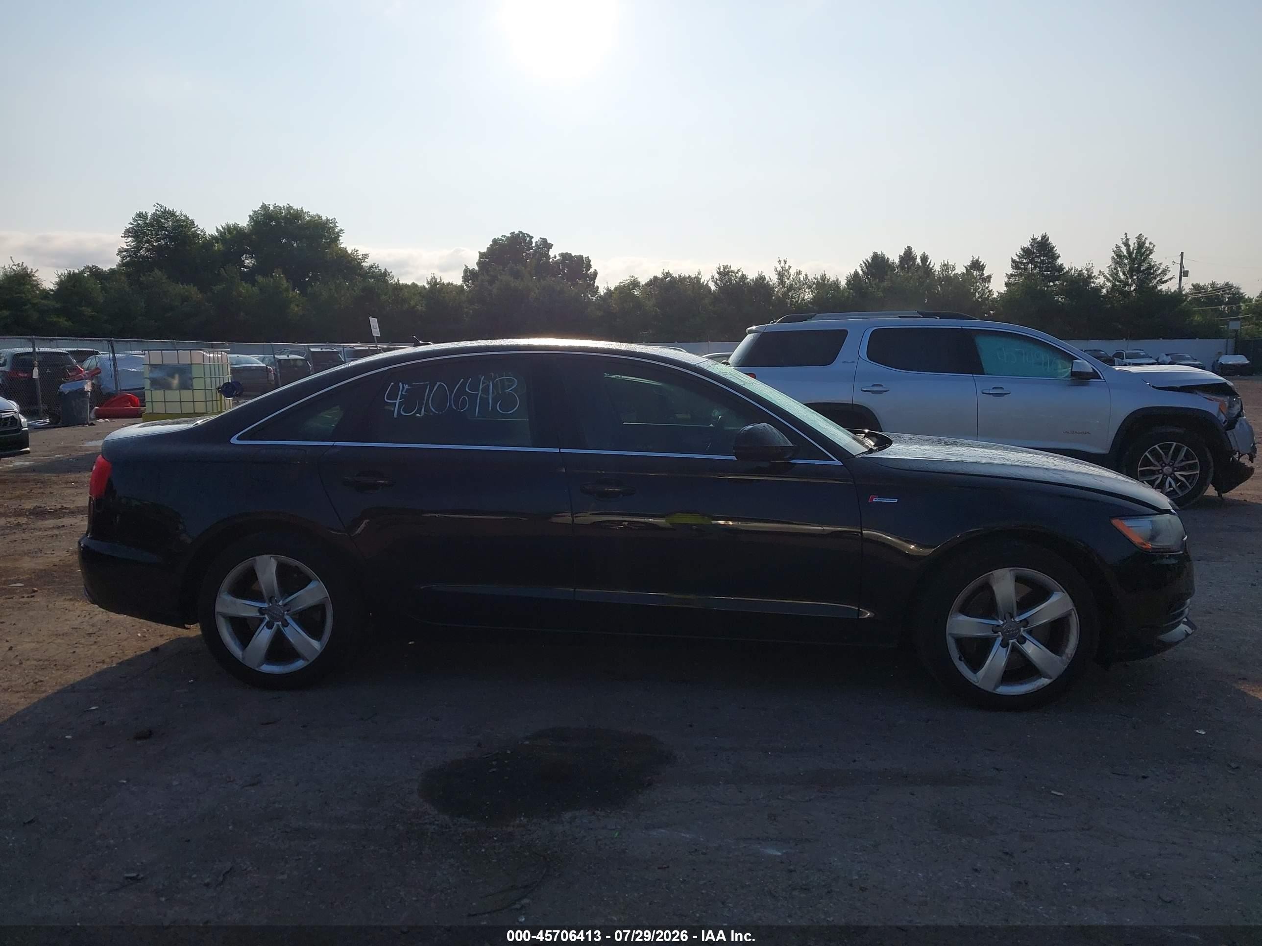 2012 Audi A6 3.0 Premium Черный vin: WAUGGAFC4CN036215