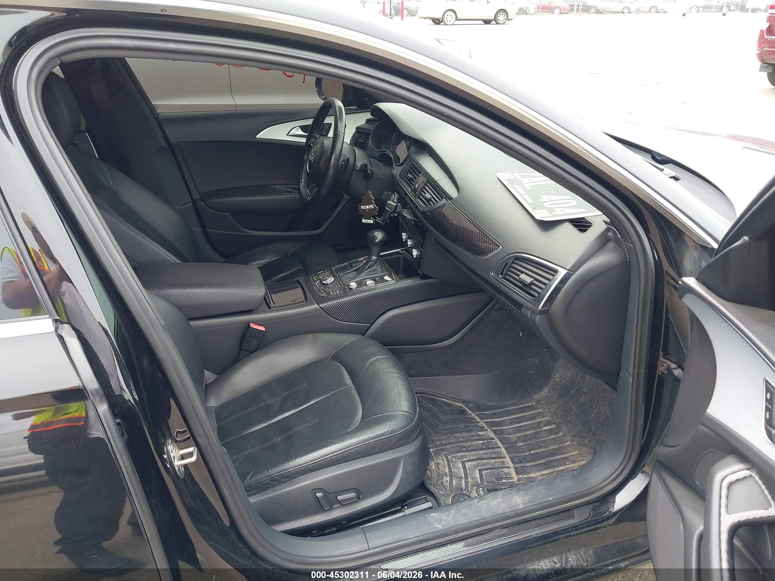 2012 Audi A6 3.0 Premium Черный vin: WAUGGAFC4CN120888