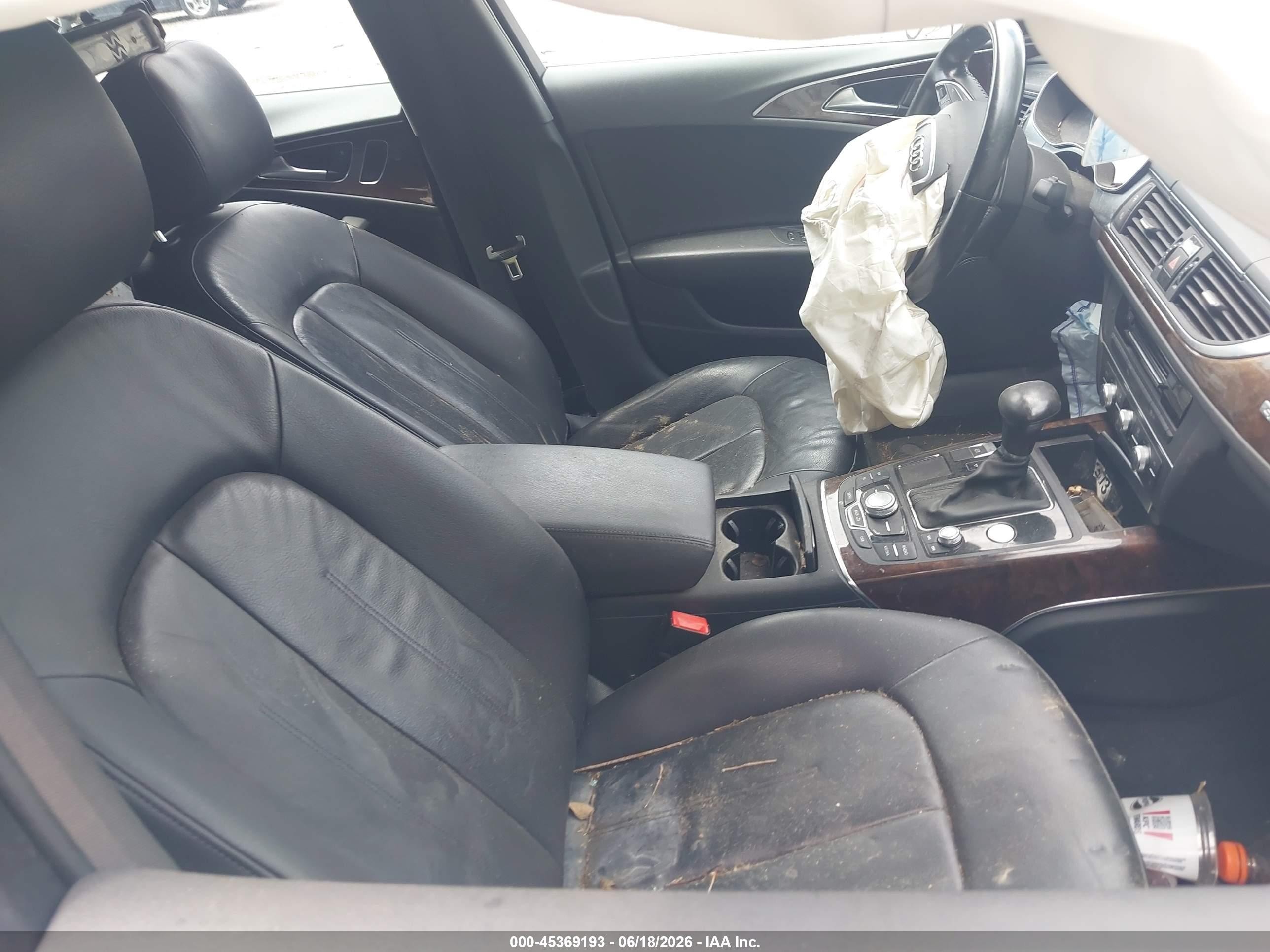 2012 Audi A6 3.0 Premium Silver vin: WAUGGAFC4CN139151