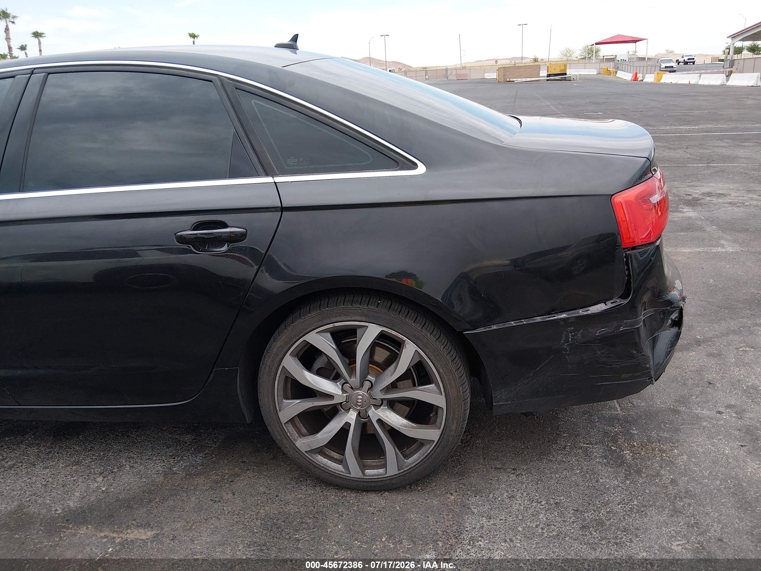 2013 Audi A6 3.0t Premium Black vin: WAUGGAFC4DN127793