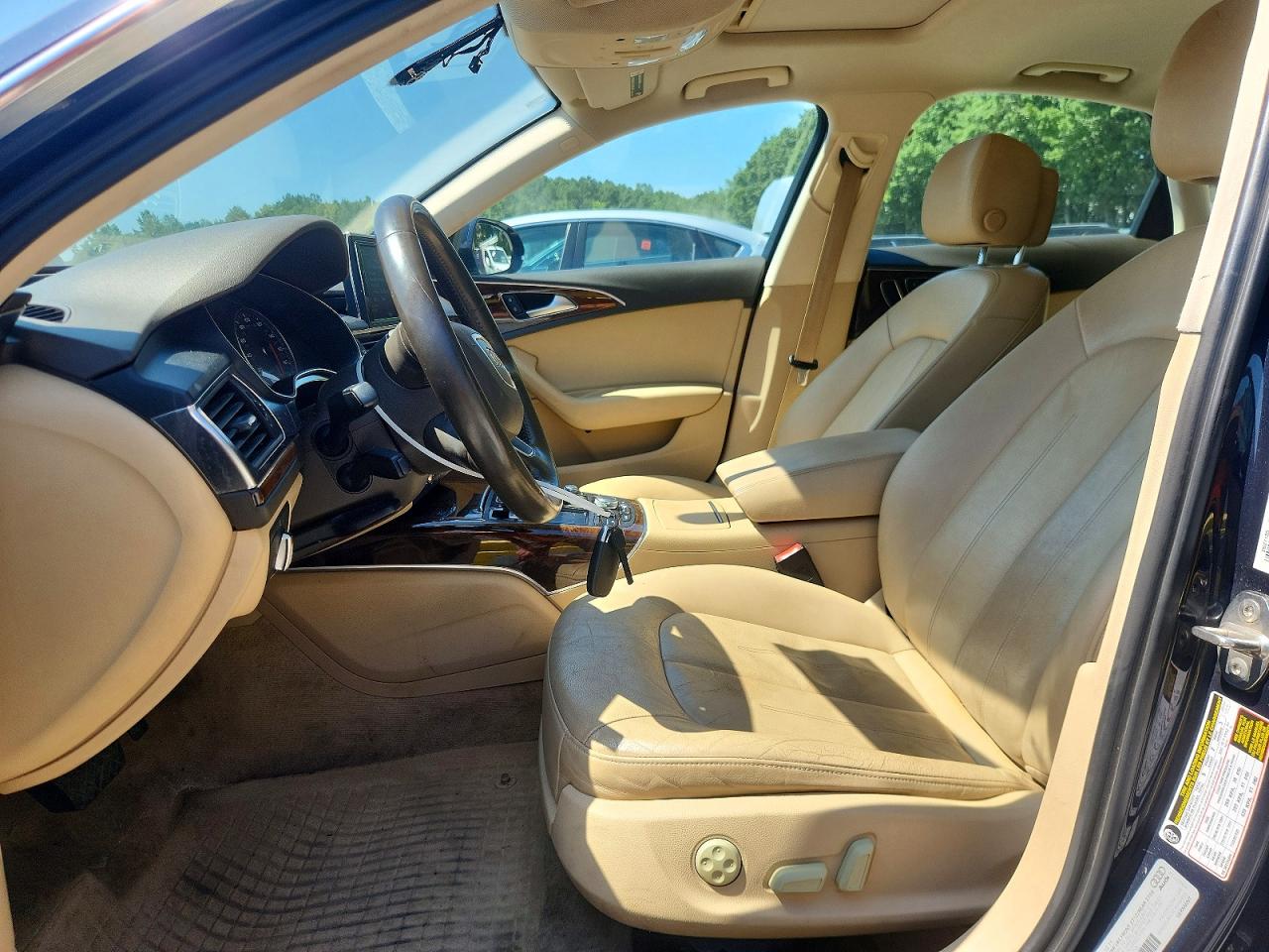 2012 Audi A6 Premium Plus Blue vin: WAUGGAFC5CN094933