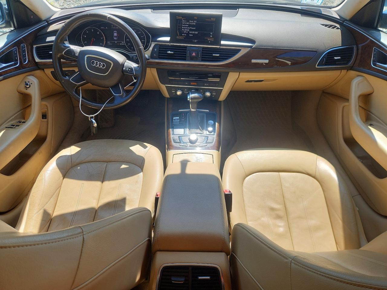 2012 Audi A6 Premium Plus Blue vin: WAUGGAFC5CN094933