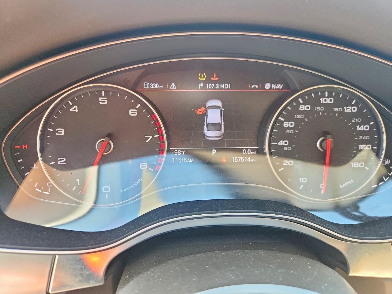 2012 Audi A6 Premium Plus Blue vin: WAUGGAFC5CN094933