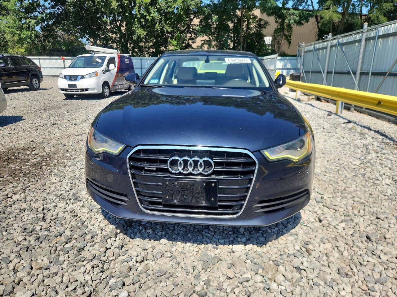 2012 Audi A6 Premium Plus Blue vin: WAUGGAFC5CN094933