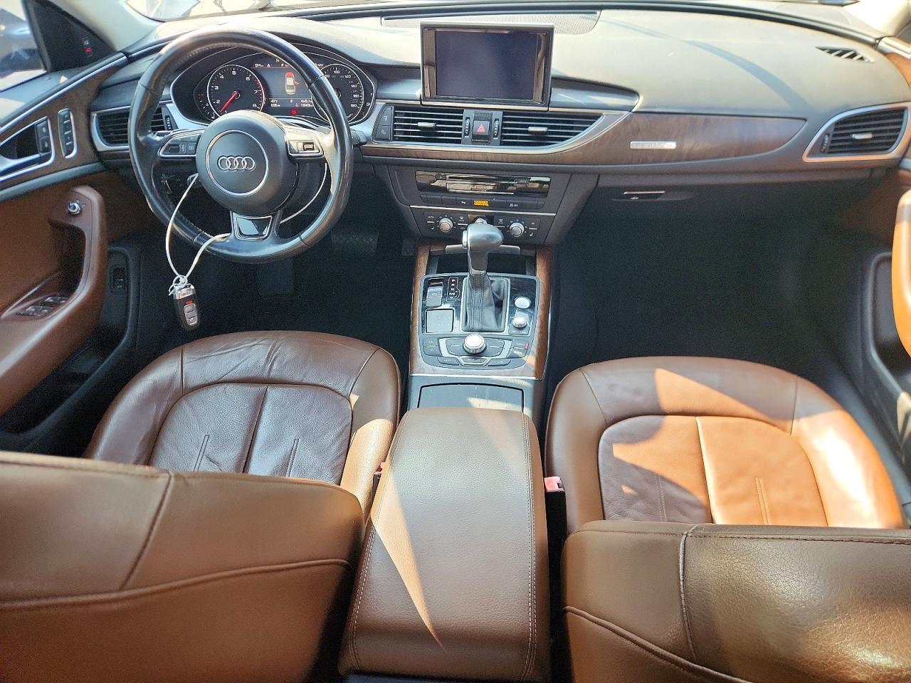 2012 Audi A6 Premium Plus Синий vin: WAUGGAFC5CN111441