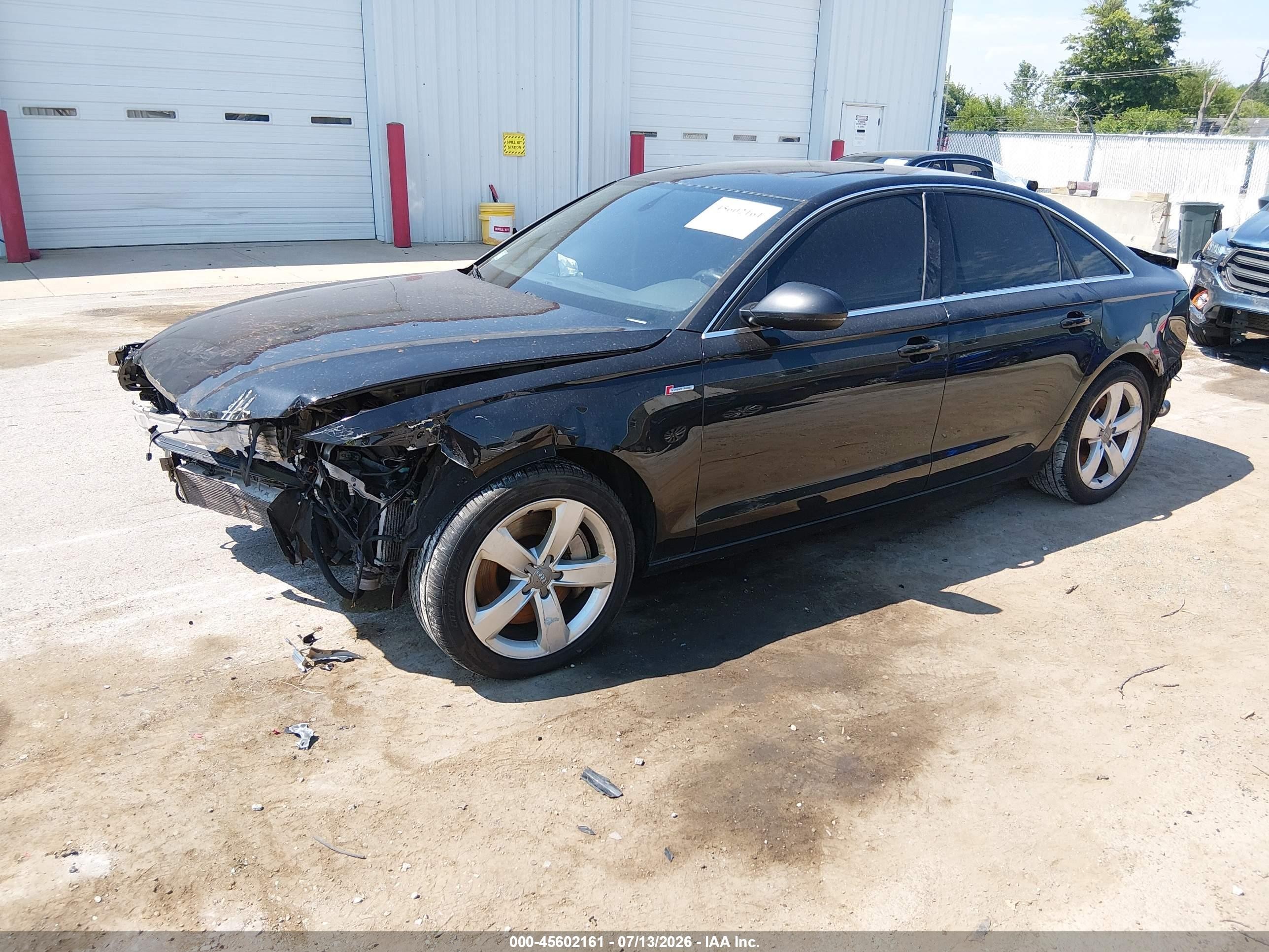 2012 Audi A6 3.0 Premium Black vin: WAUGGAFC5CN175088