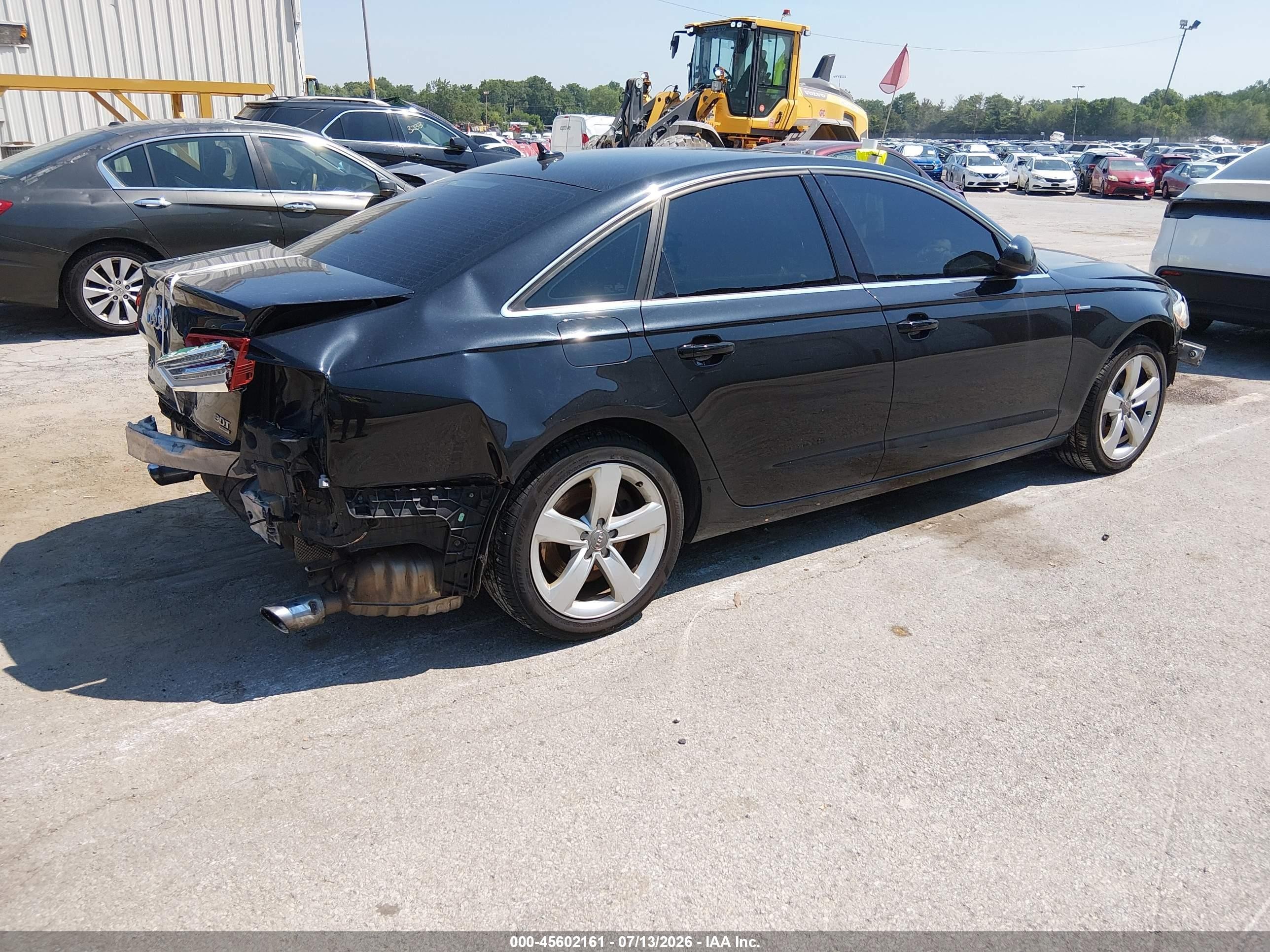 2012 Audi A6 3.0 Premium Black vin: WAUGGAFC5CN175088