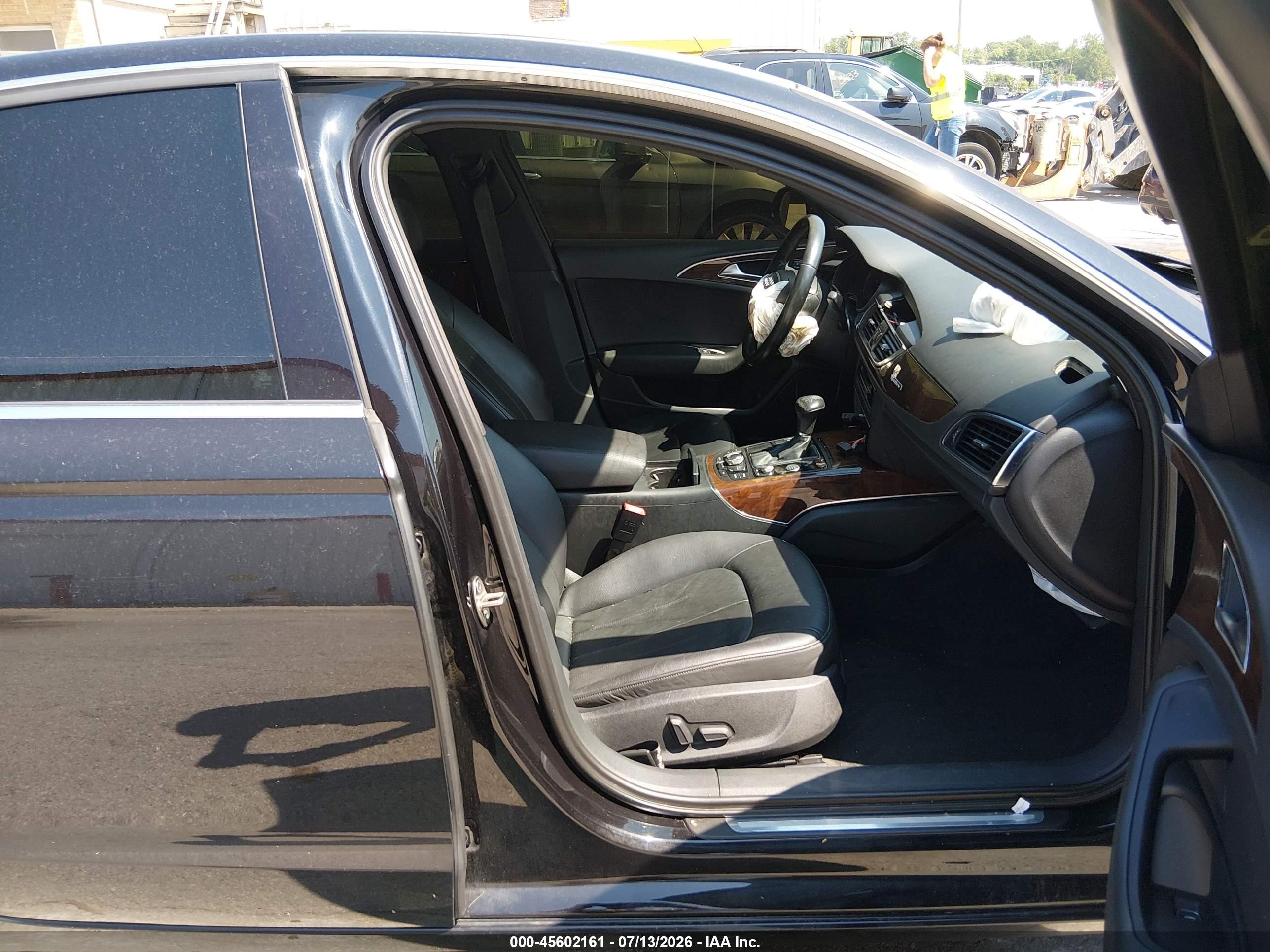 2012 Audi A6 3.0 Premium Black vin: WAUGGAFC5CN175088