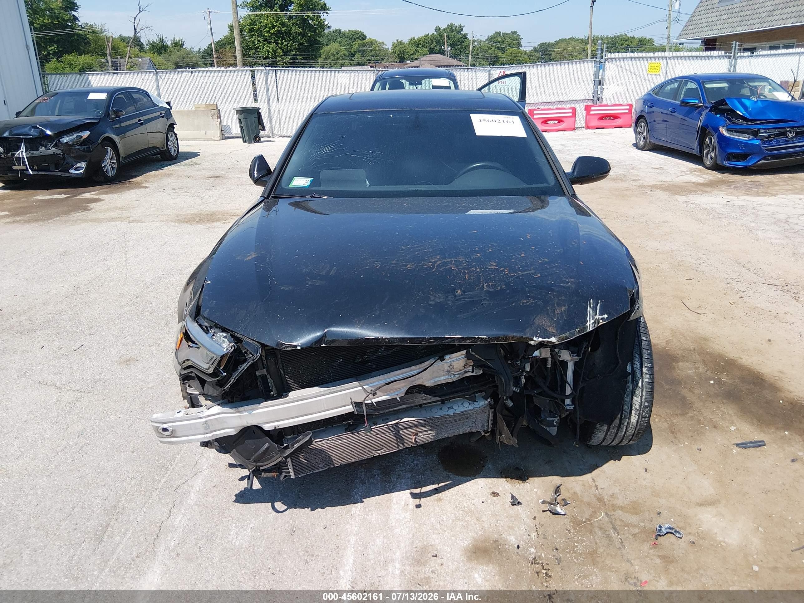 2012 Audi A6 3.0 Premium Black vin: WAUGGAFC5CN175088