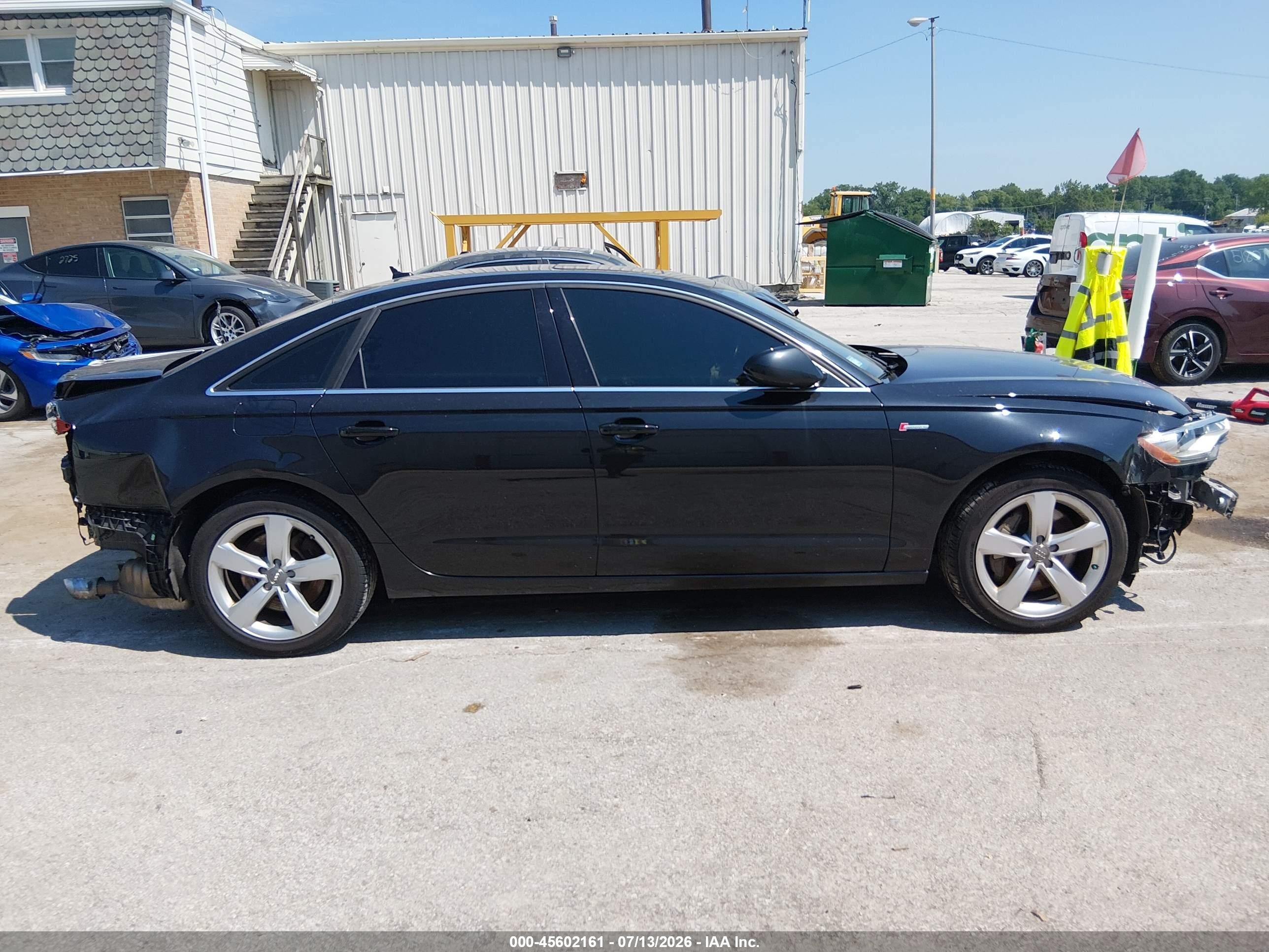 2012 Audi A6 3.0 Premium Black vin: WAUGGAFC5CN175088