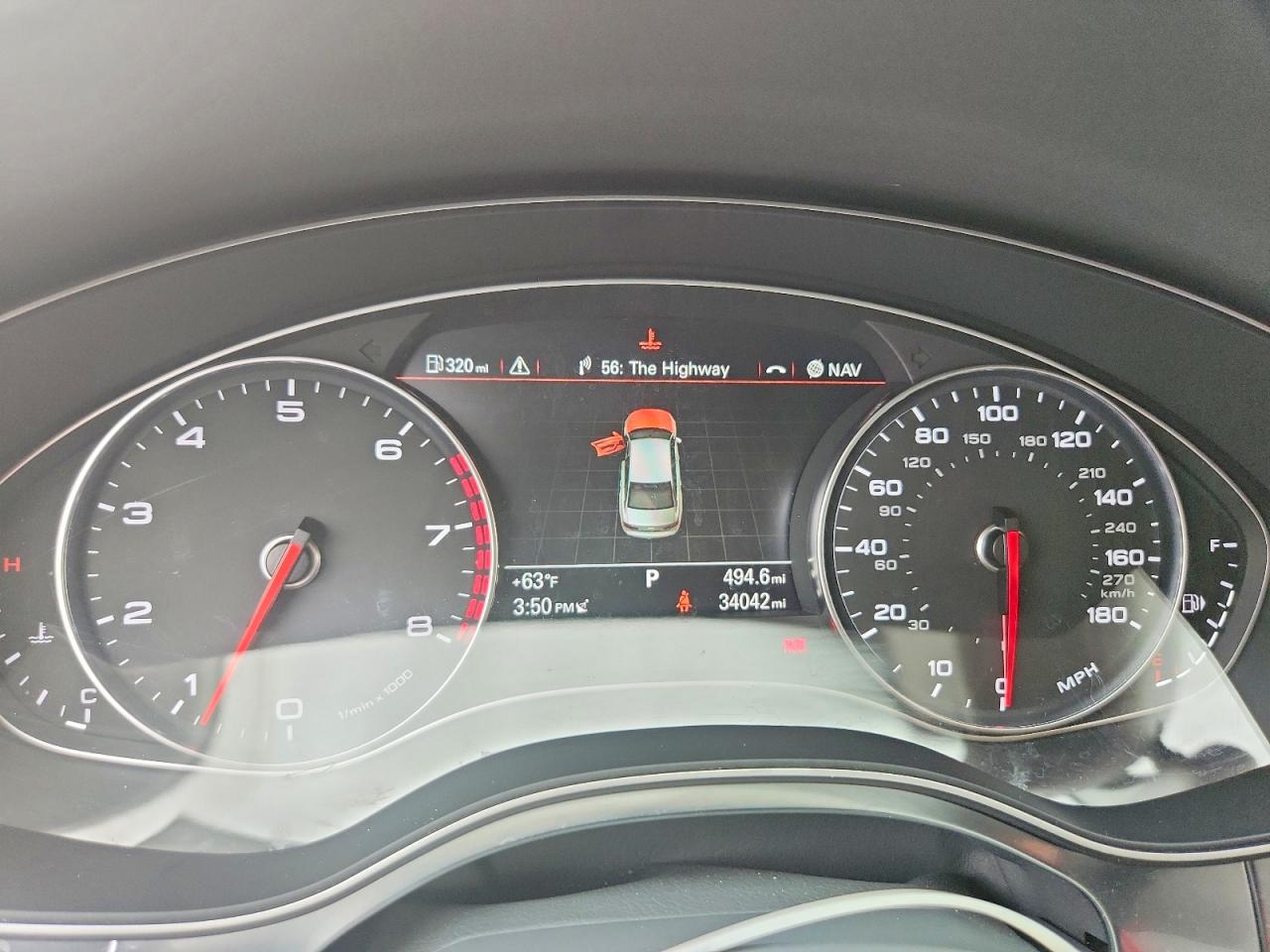 2013 Audi A6 Premium Plus Red vin: WAUGGAFC5DN056538