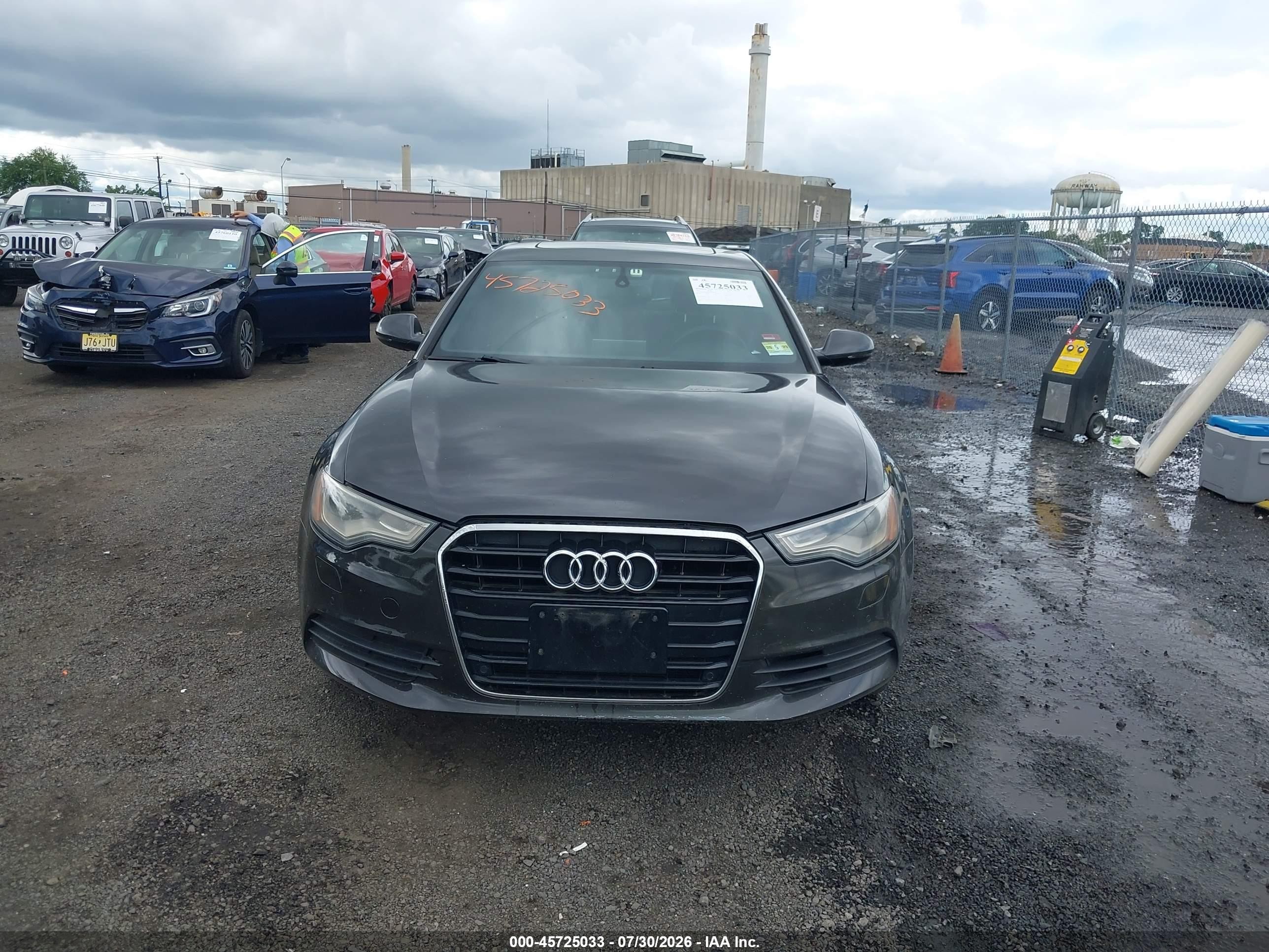 2012 Audi A6 3.0t Premium Plus Gray vin: WAUGGAFC6CN154282
