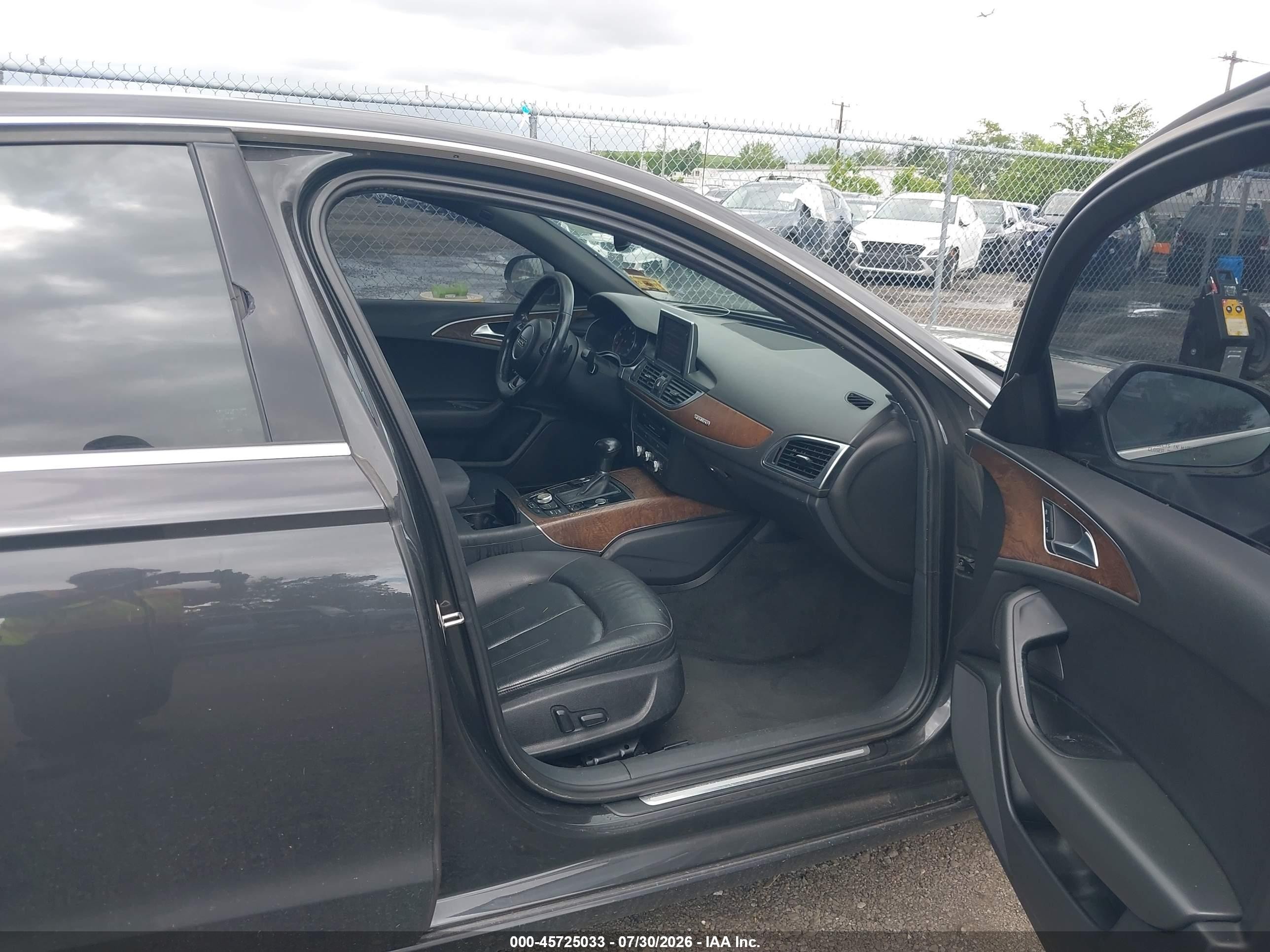2012 Audi A6 3.0t Premium Plus Gray vin: WAUGGAFC6CN154282