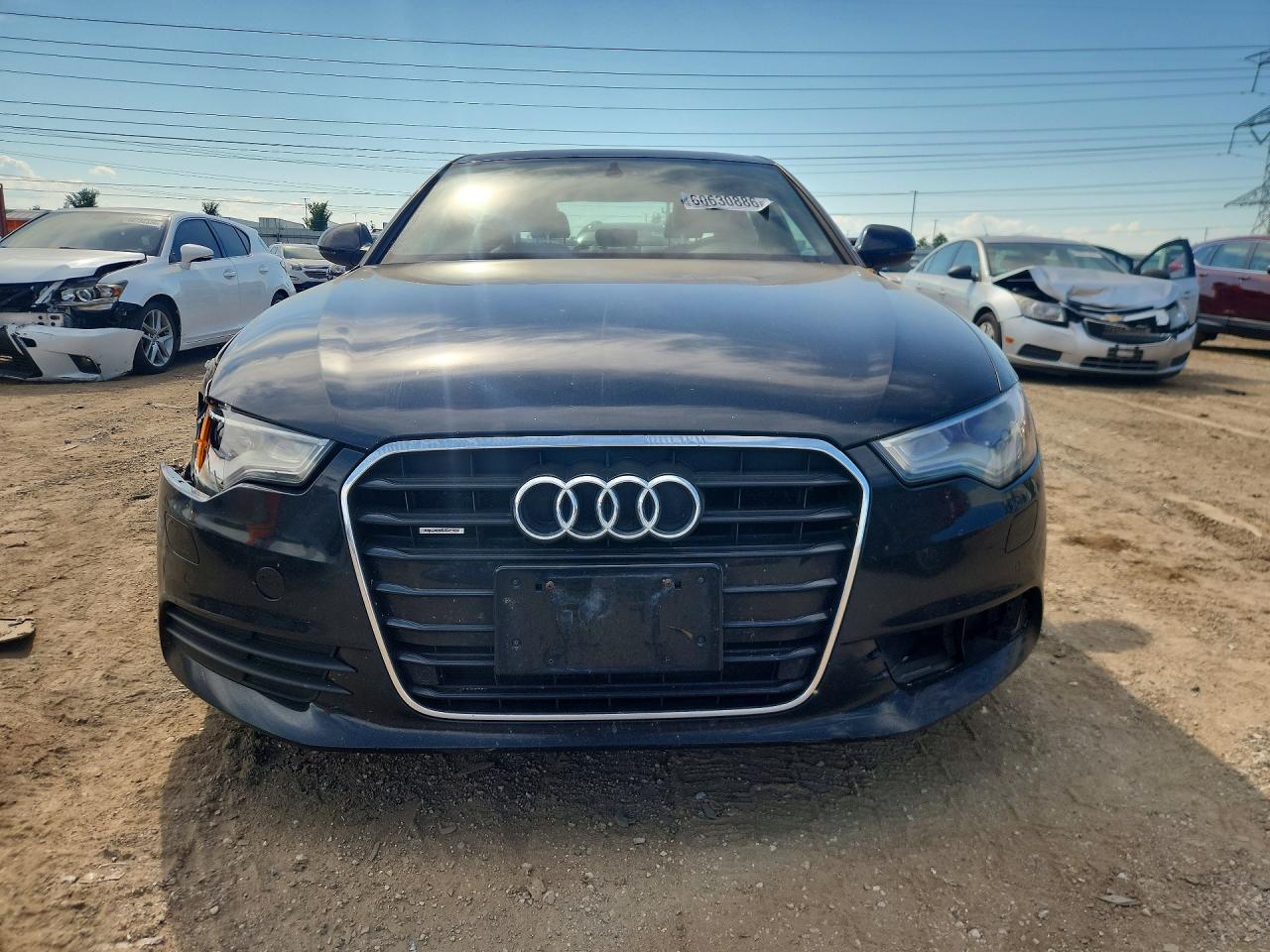 2013 Audi A6 Premium Plus Black vin: WAUGGAFC6DN082727