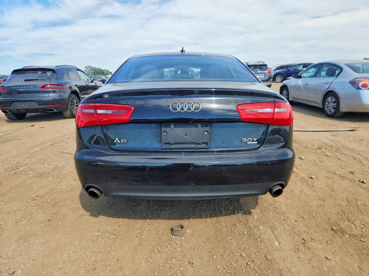 2013 Audi A6 Premium Plus Black vin: WAUGGAFC6DN082727