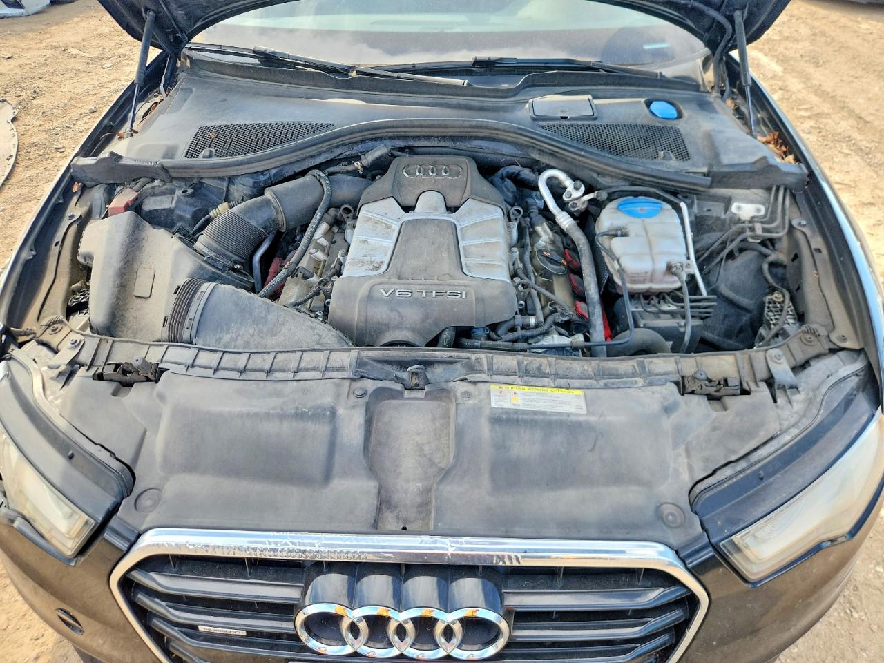 2013 Audi A6 Premium Plus Black vin: WAUGGAFC6DN082727