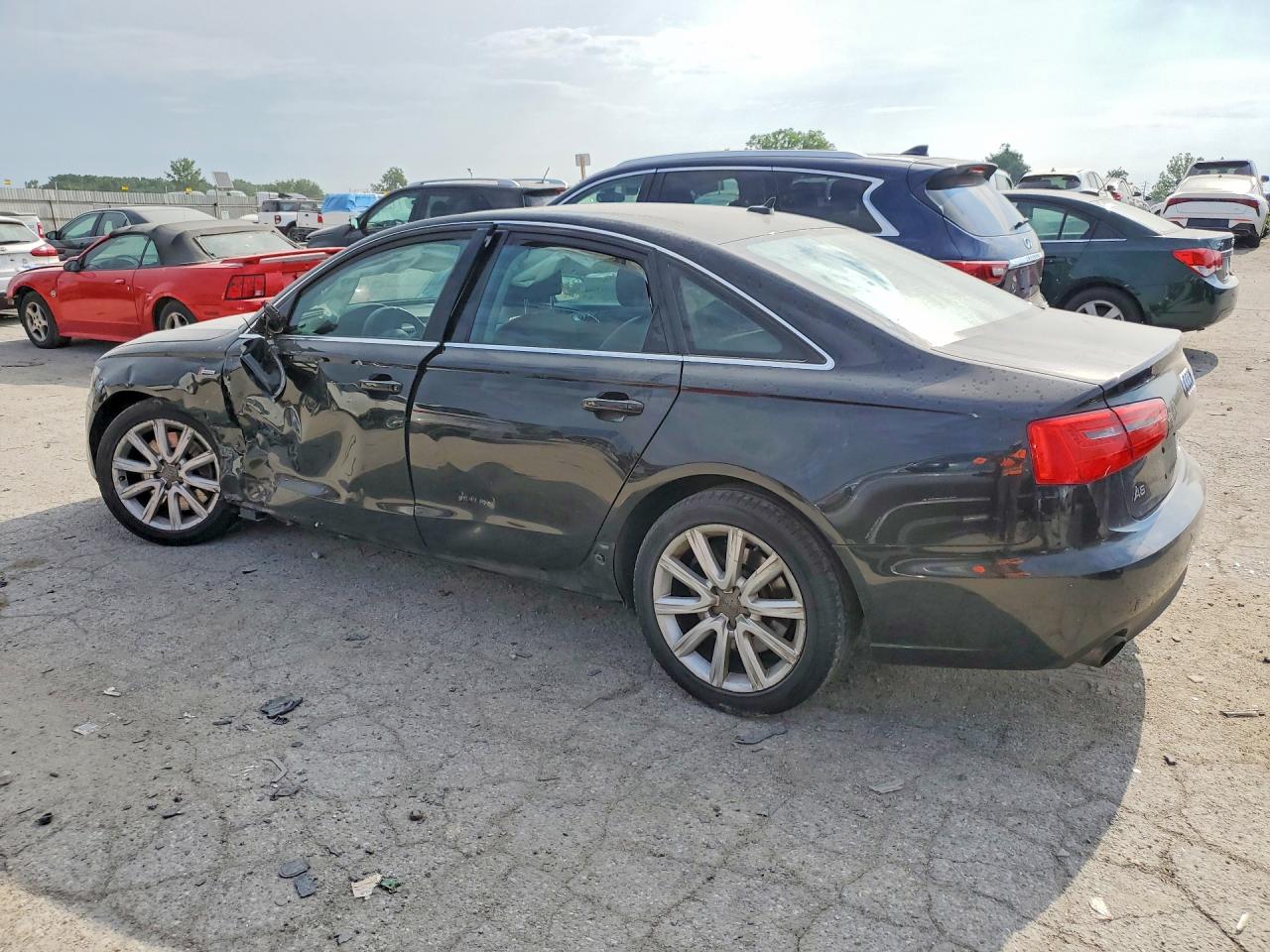 2013 Audi A6 Premium Plus Black vin: WAUGGAFC7DN077715
