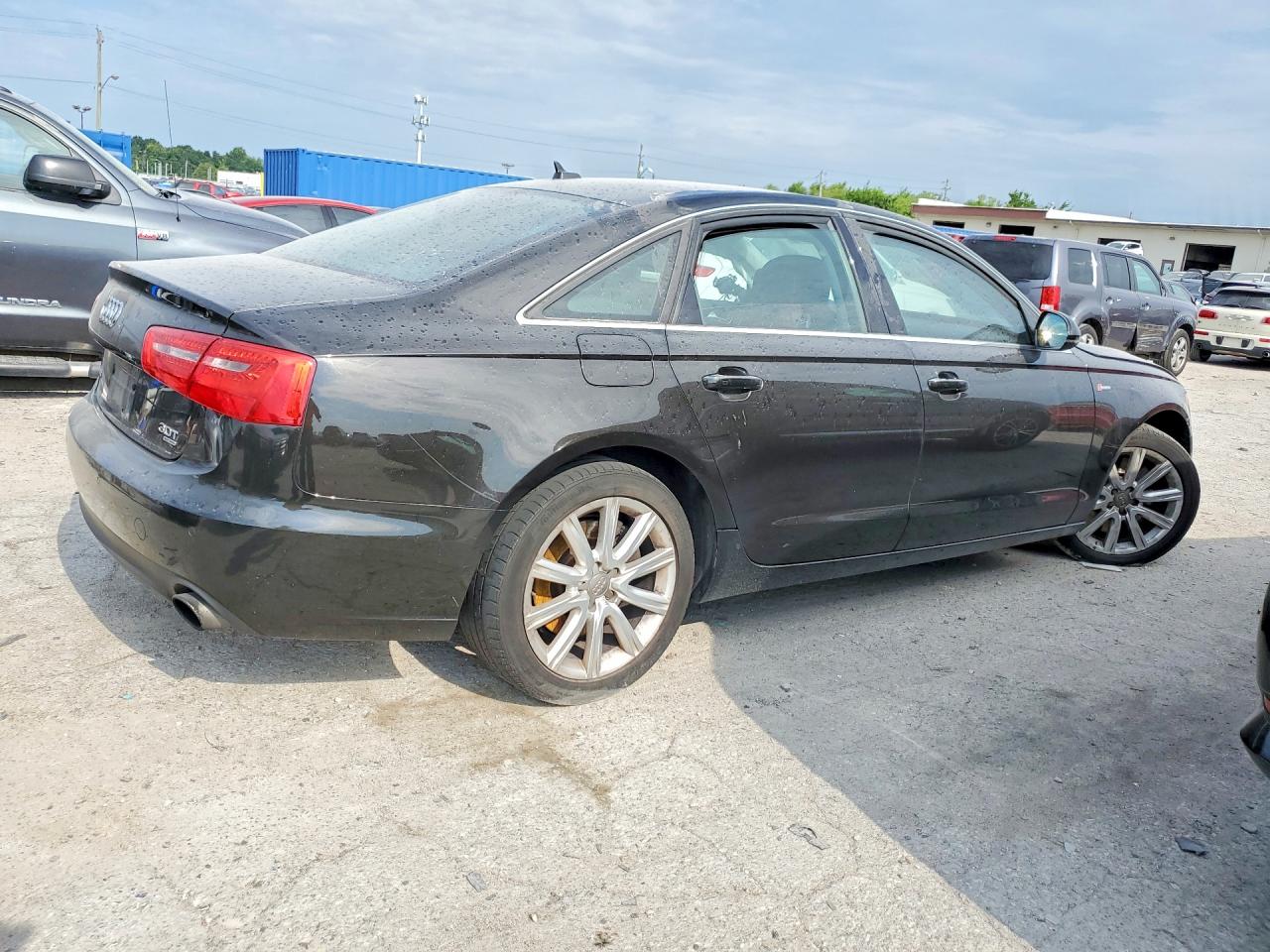 2013 Audi A6 Premium Plus Black vin: WAUGGAFC7DN077715