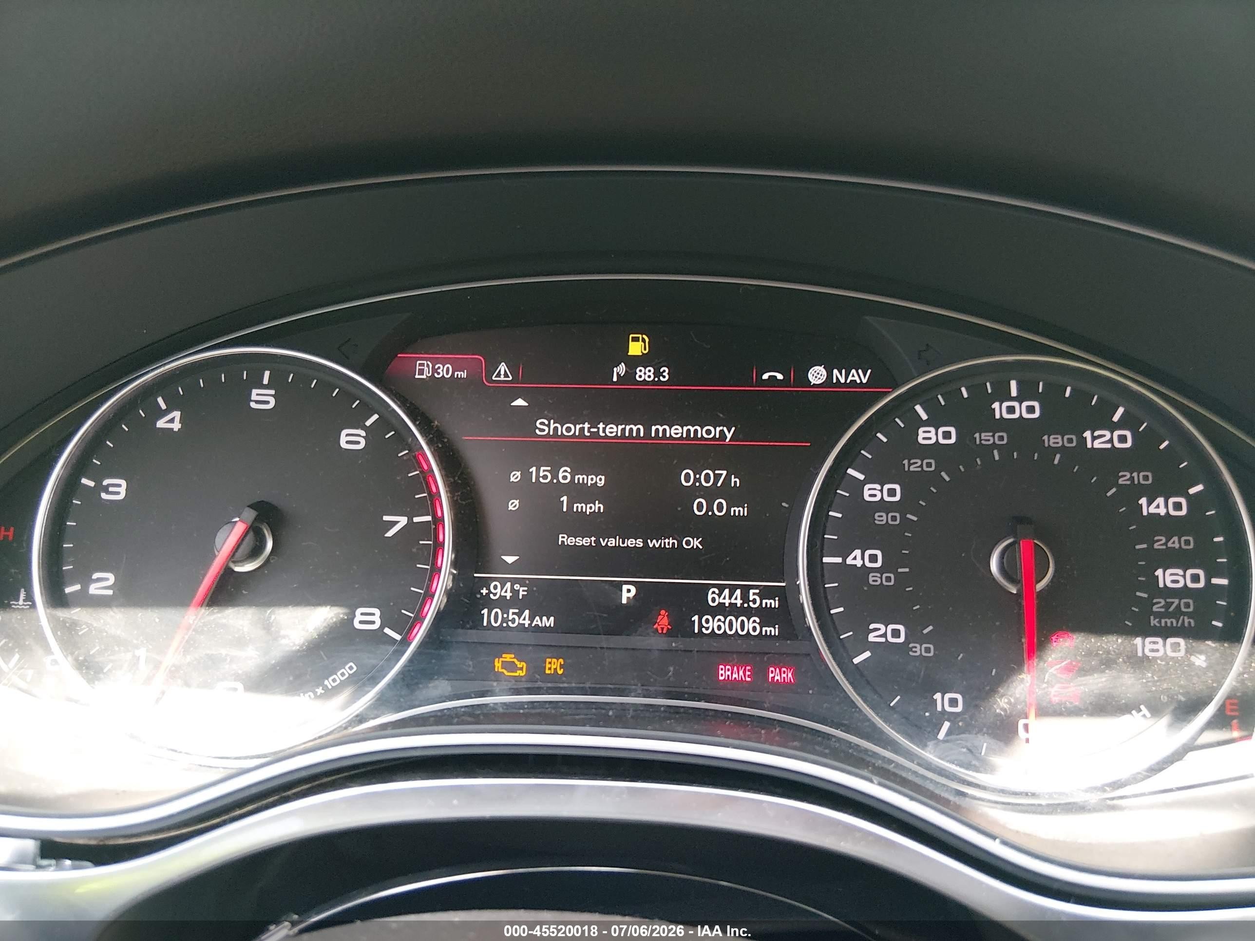 2012 Audi A6 3.0t Premium Plus Black vin: WAUGGAFC8CN075776