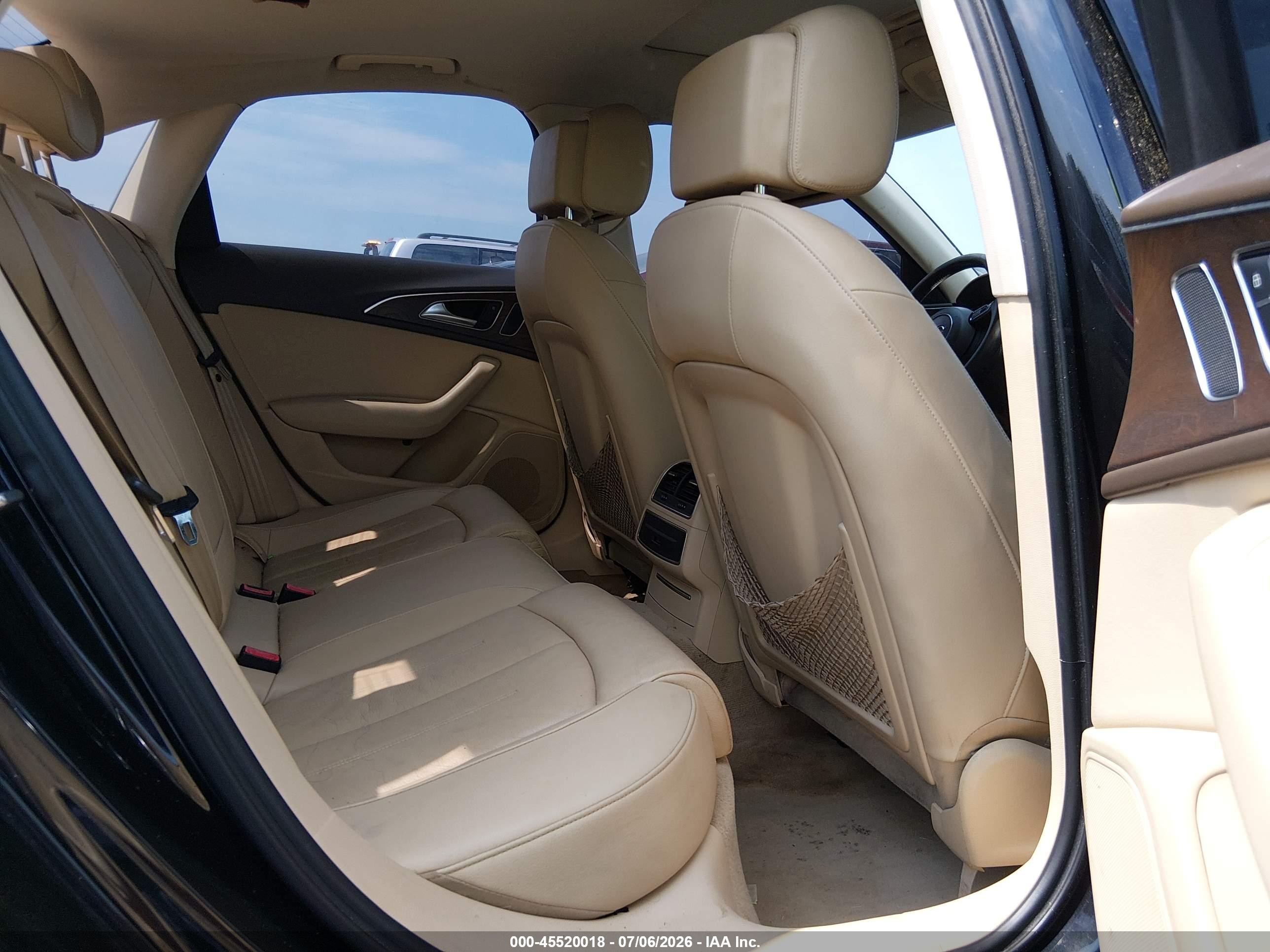 2012 Audi A6 3.0t Premium Plus Black vin: WAUGGAFC8CN075776