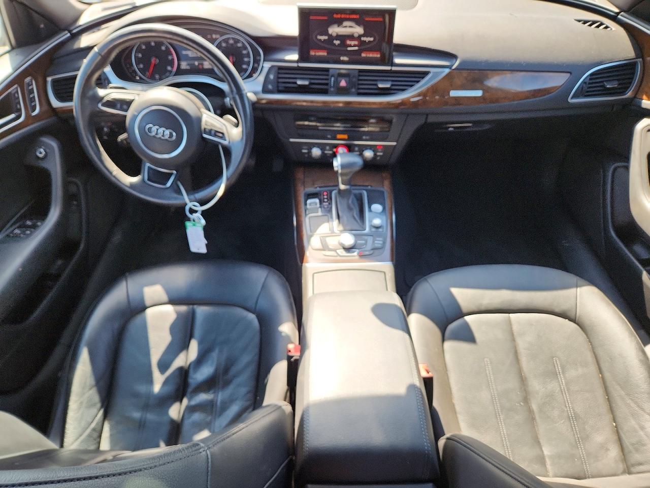 2012 Audi A6 Premium Plus White vin: WAUGGAFC8CN096854