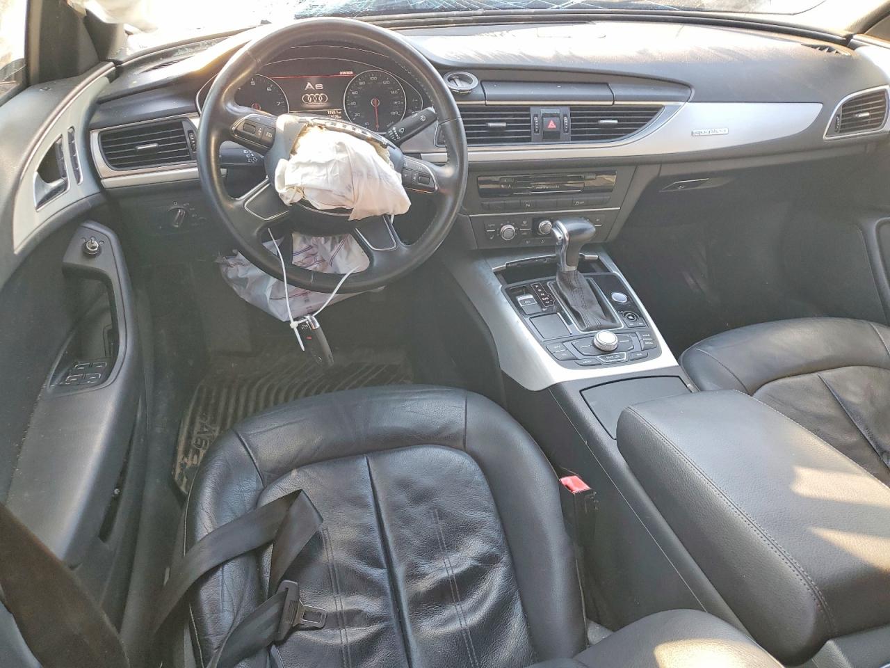 2012 Audi A6 Premium Plus White vin: WAUGGAFC8CN137418